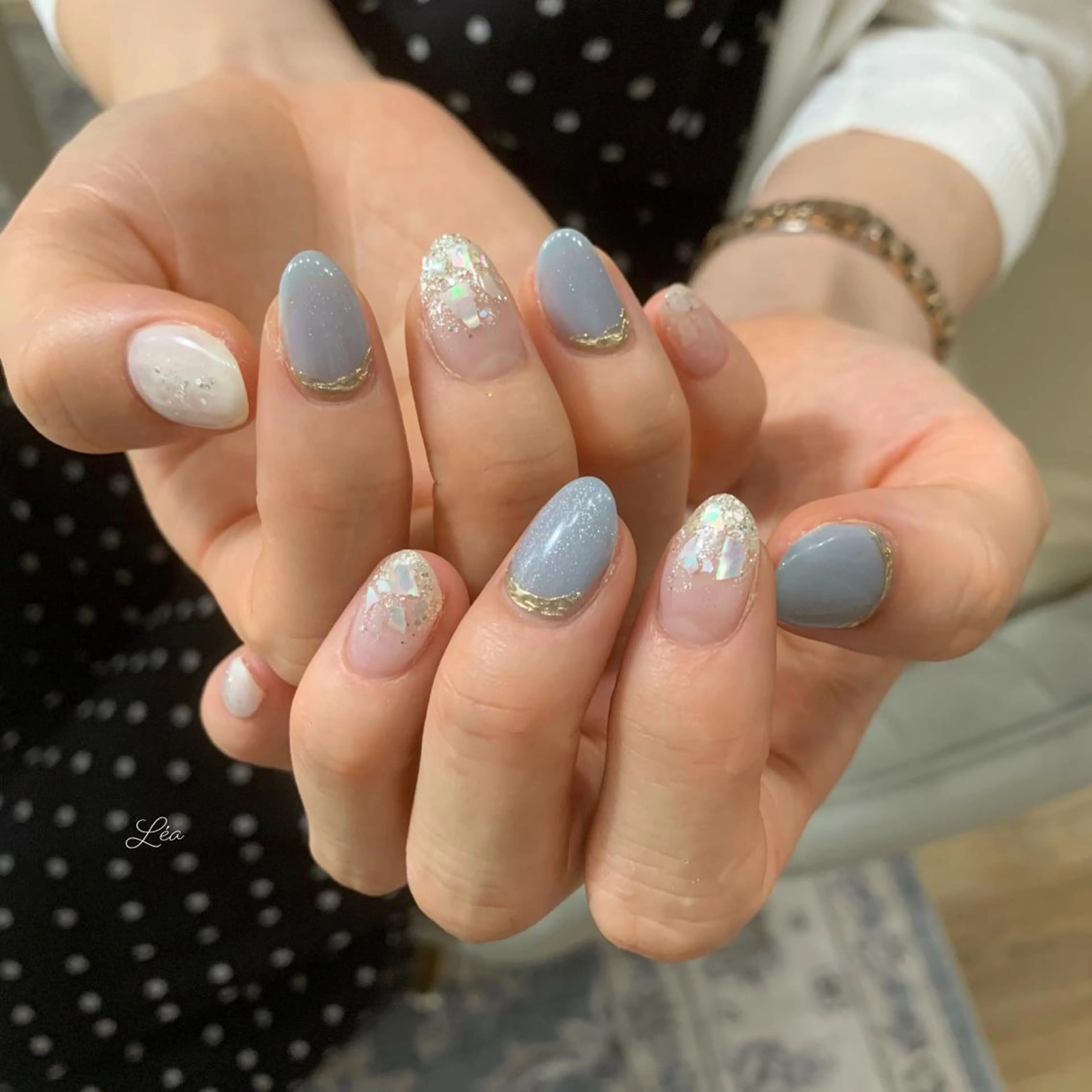 ネイル ジェルネイル 持ち込み パラジェル ソフトジェル Léa nailのネイルデザイン