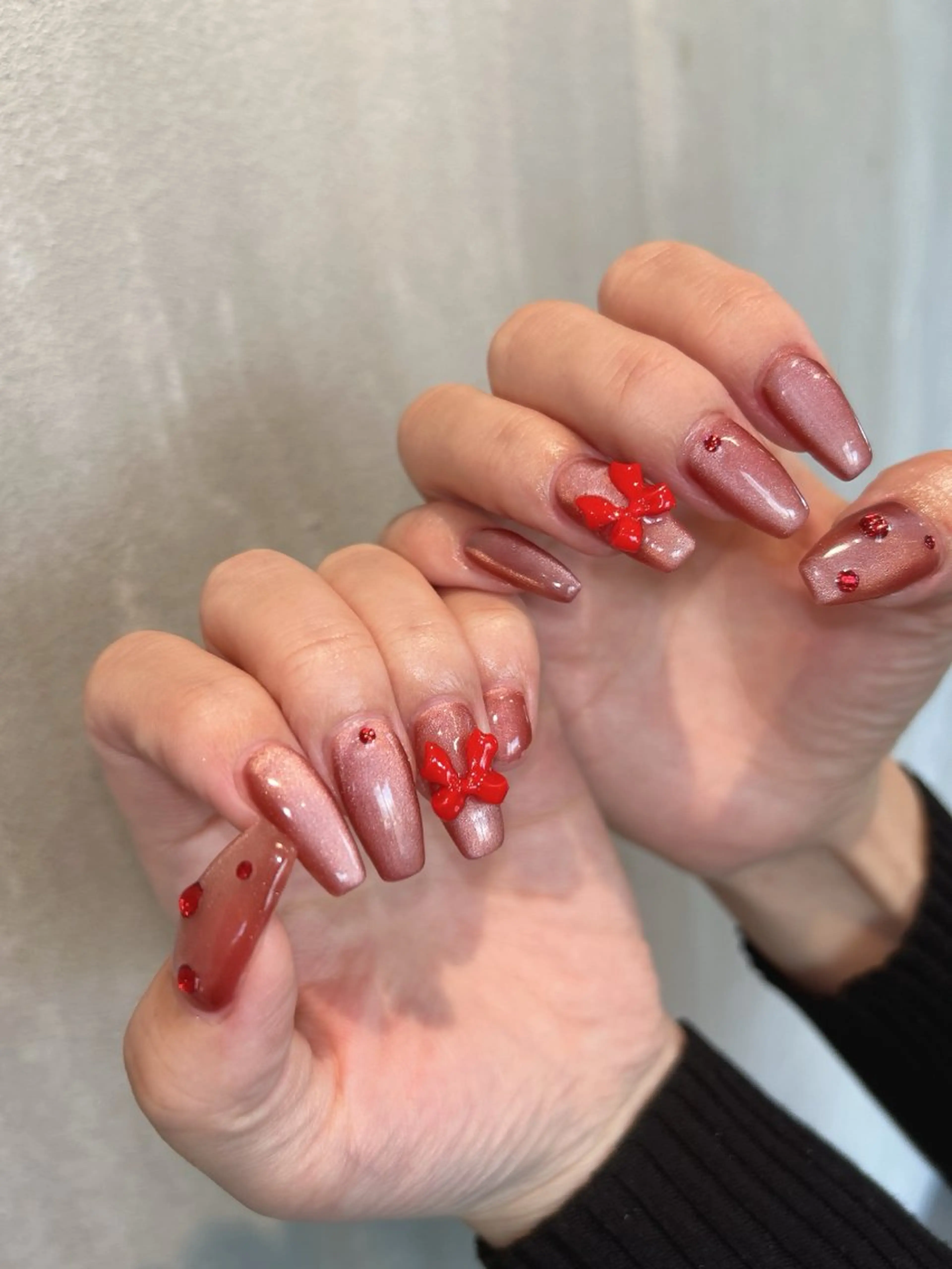 ネイル マグネットネイル ハンドネイル tote. sumileのネイルデザイン