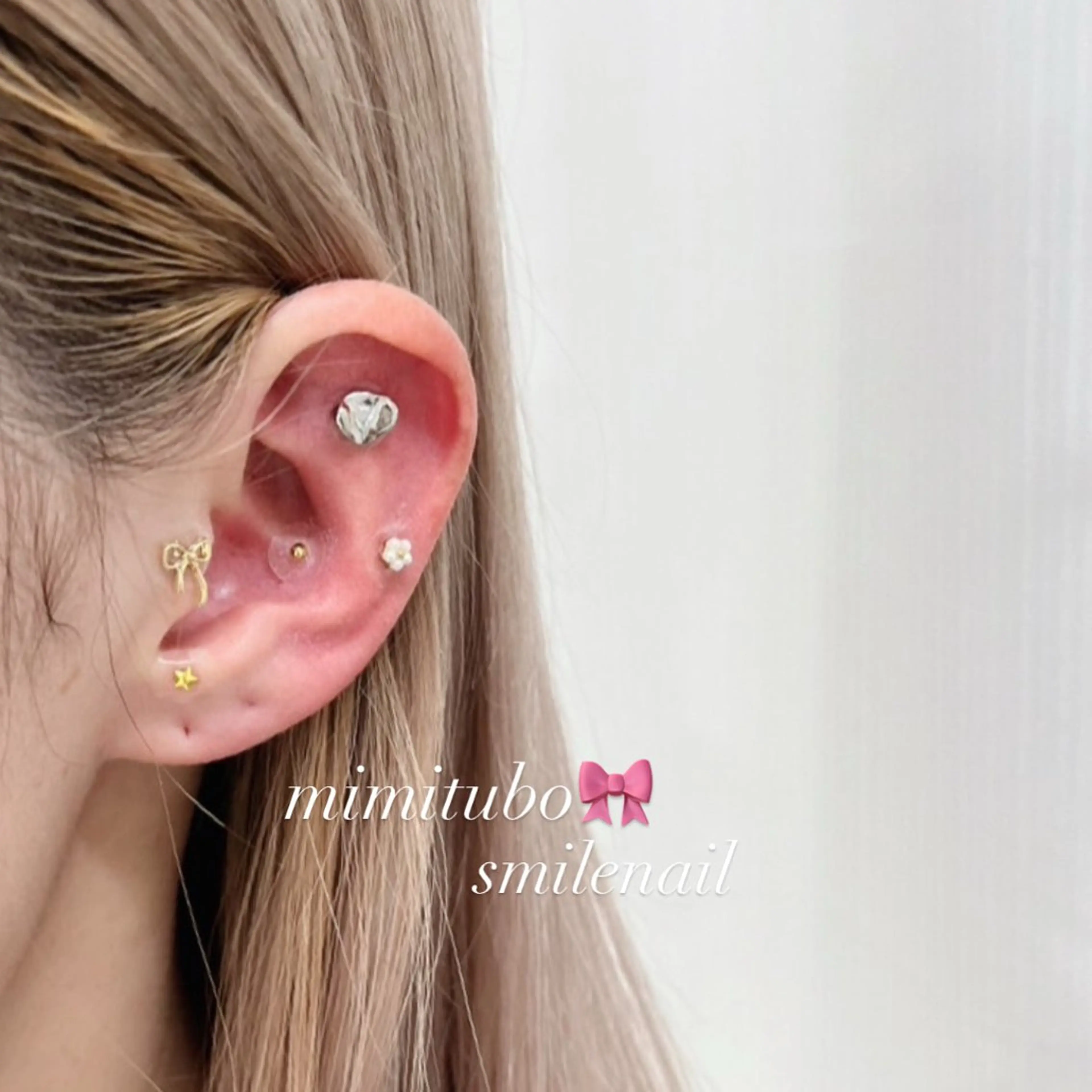 耳ツボジュエリー💎両耳10粒の写真