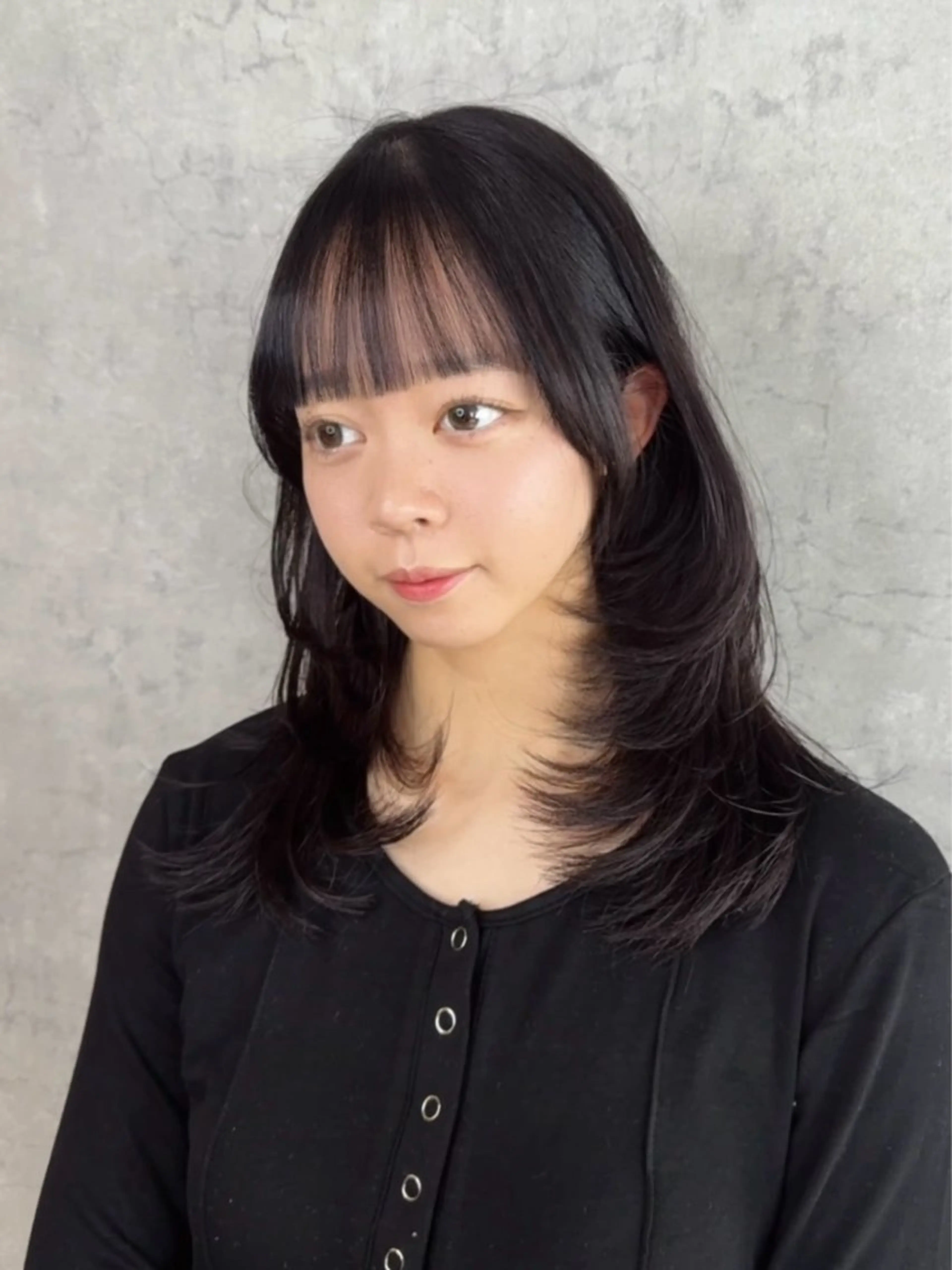 ミディアム カット ヘアカラー トリートメント トレンド韓国ヘア 🇰🇷のんのヘアスタイル