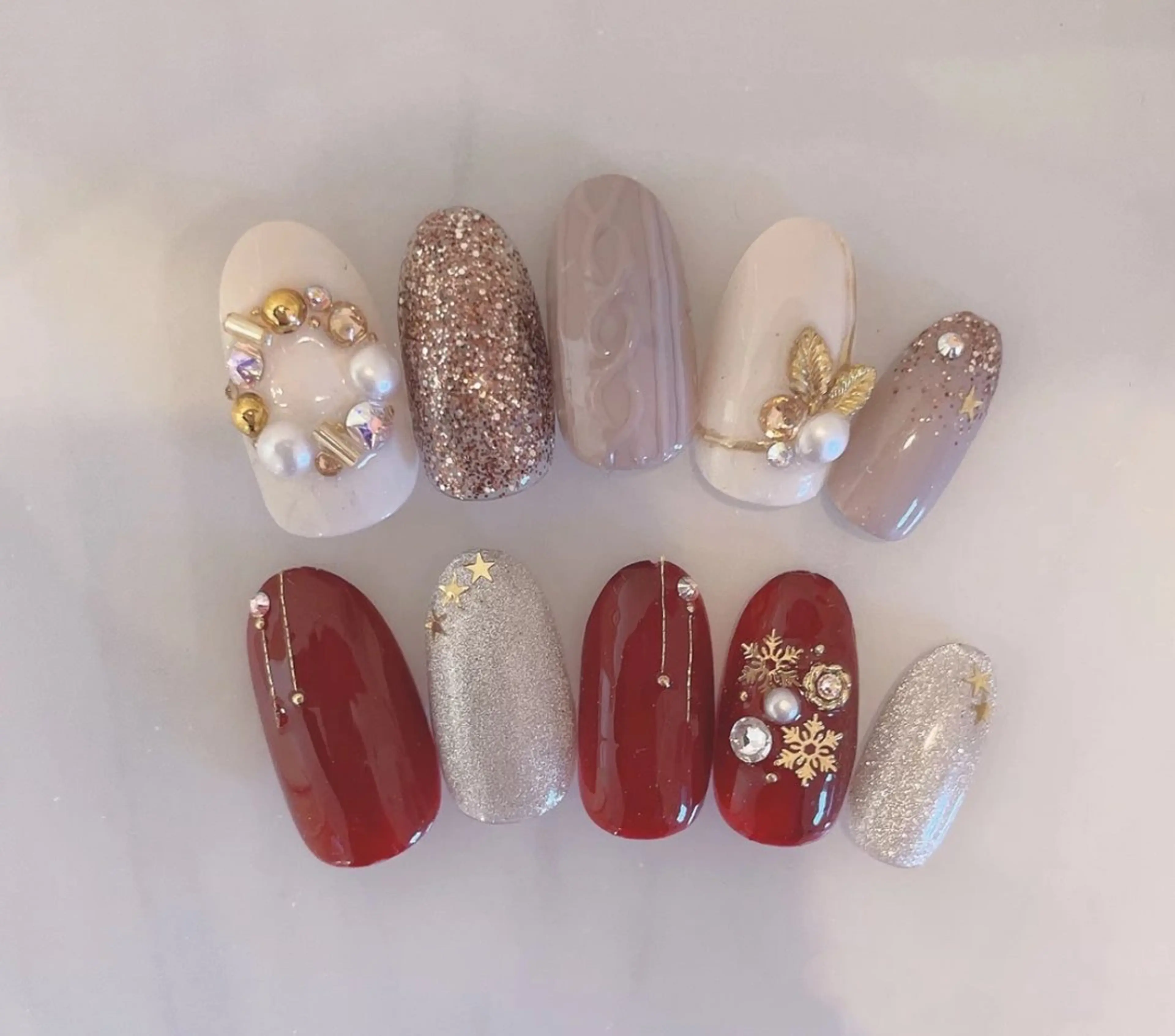 ネイル アートネイル チークネイル 長さ出し フレンチネイル ジェルネイル YK Beauty Salonのマツエク・マツパデザイン