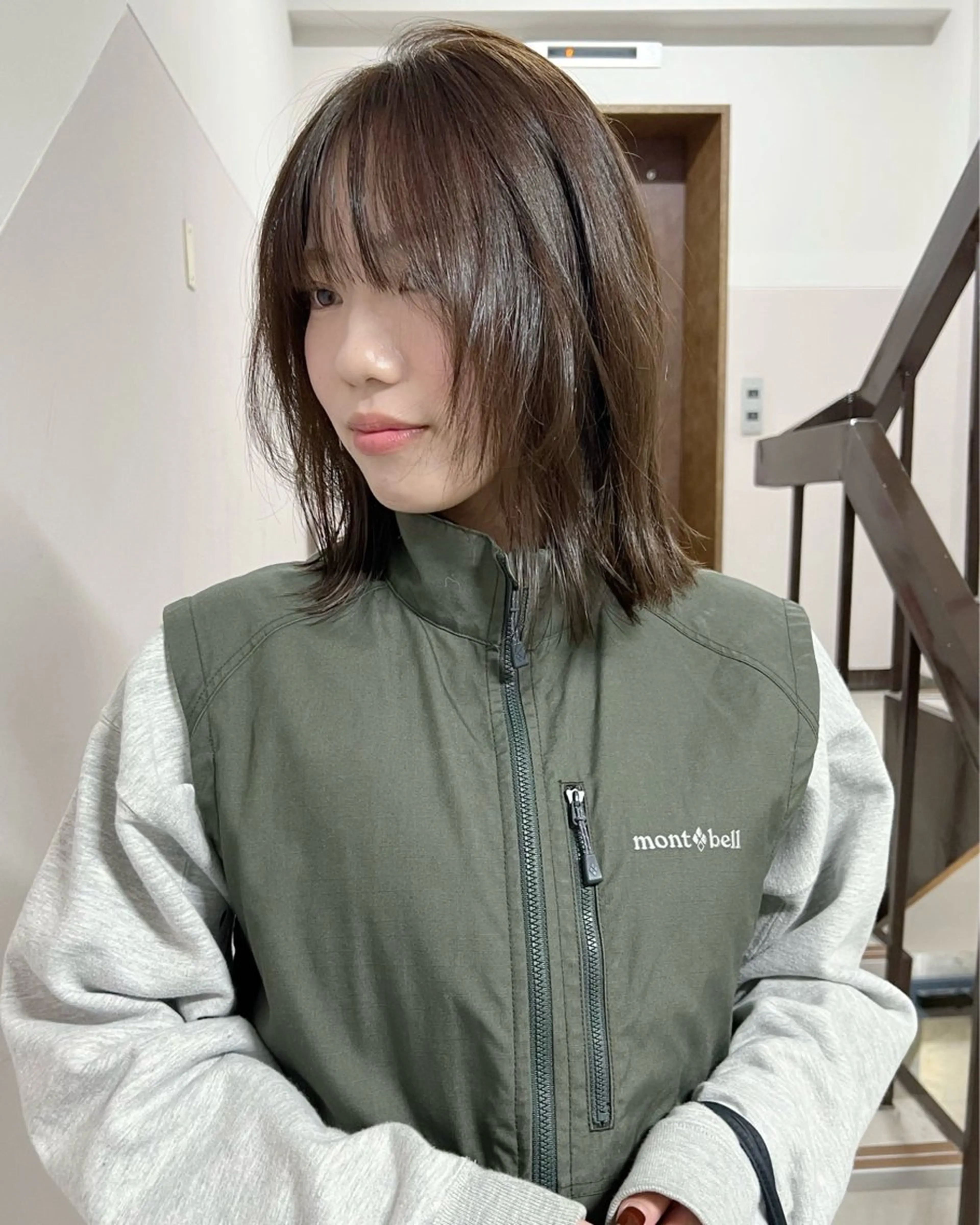 ショート カラー ボブレイヤー ベージュカラー ボブ 顔まわりレイヤー 顔周りカット カット ヘアカラー トリートメント 樫原裕二/レイヤー カット/透明感カラーのヘアスタイル