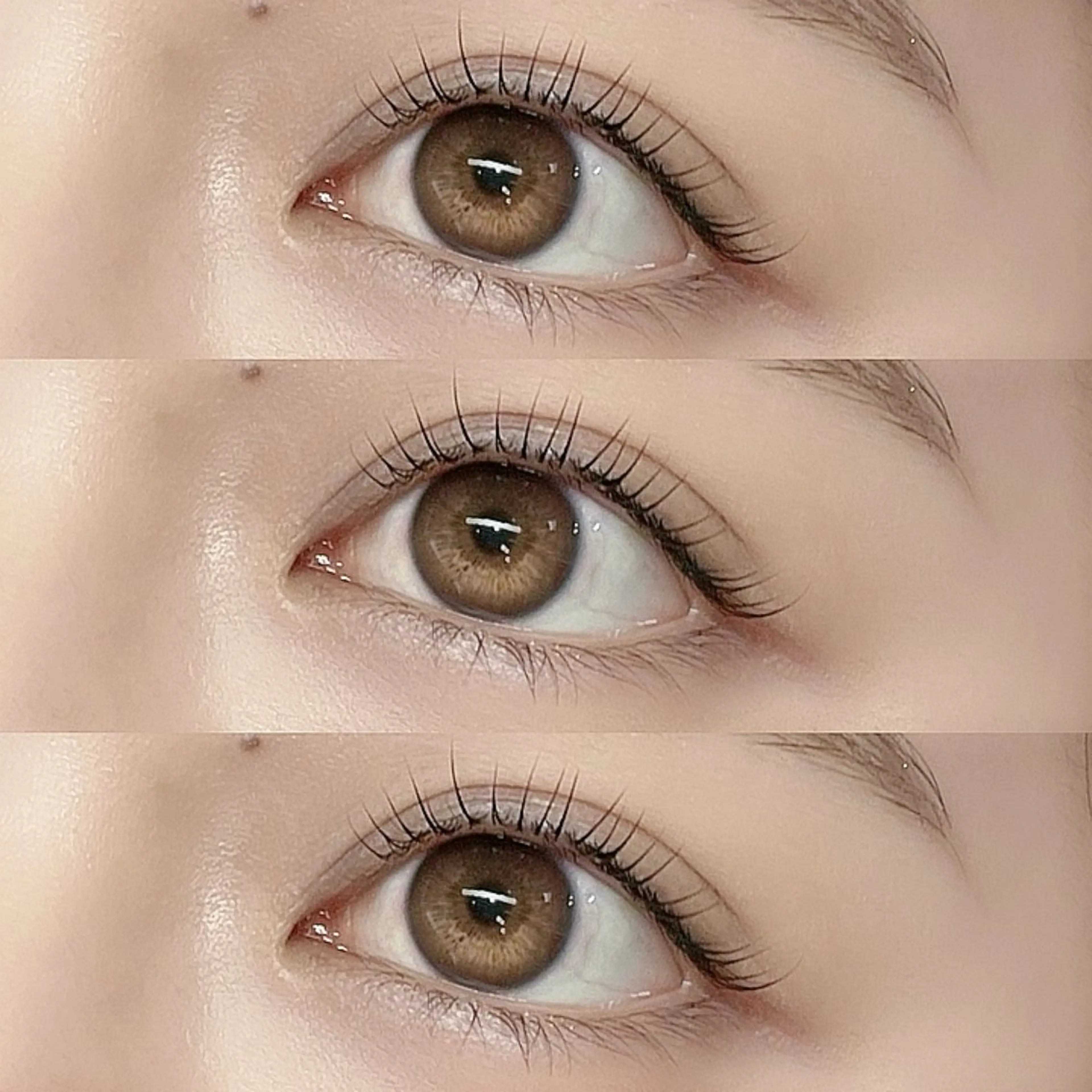 マツエク・マツパ 束感まつ毛 韓国風マツエク まつげパーマ 一重×まつ毛パーマ rei /meme まつパ アイブロウのマツエク・マツパデザイン