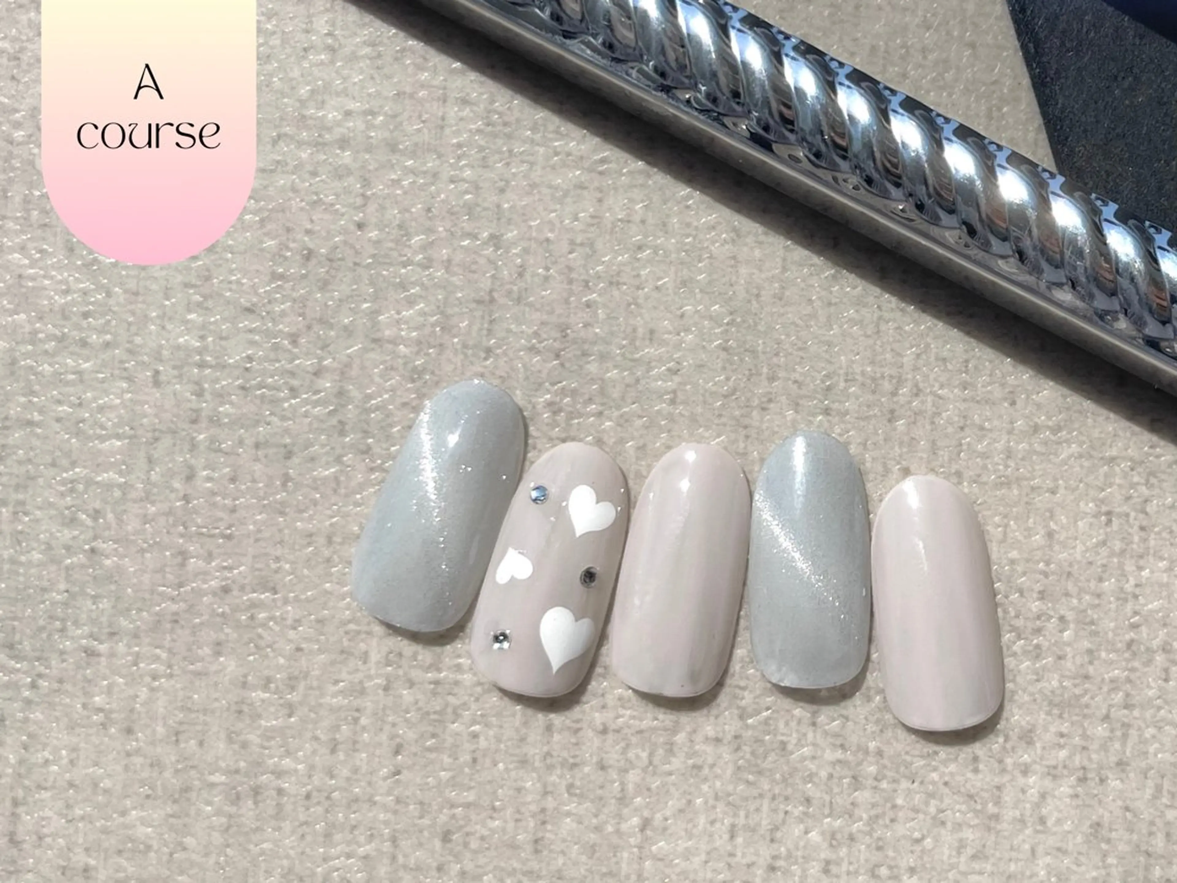 ネイル ハンドネイル アリアグレイス Ranのネイルデザイン