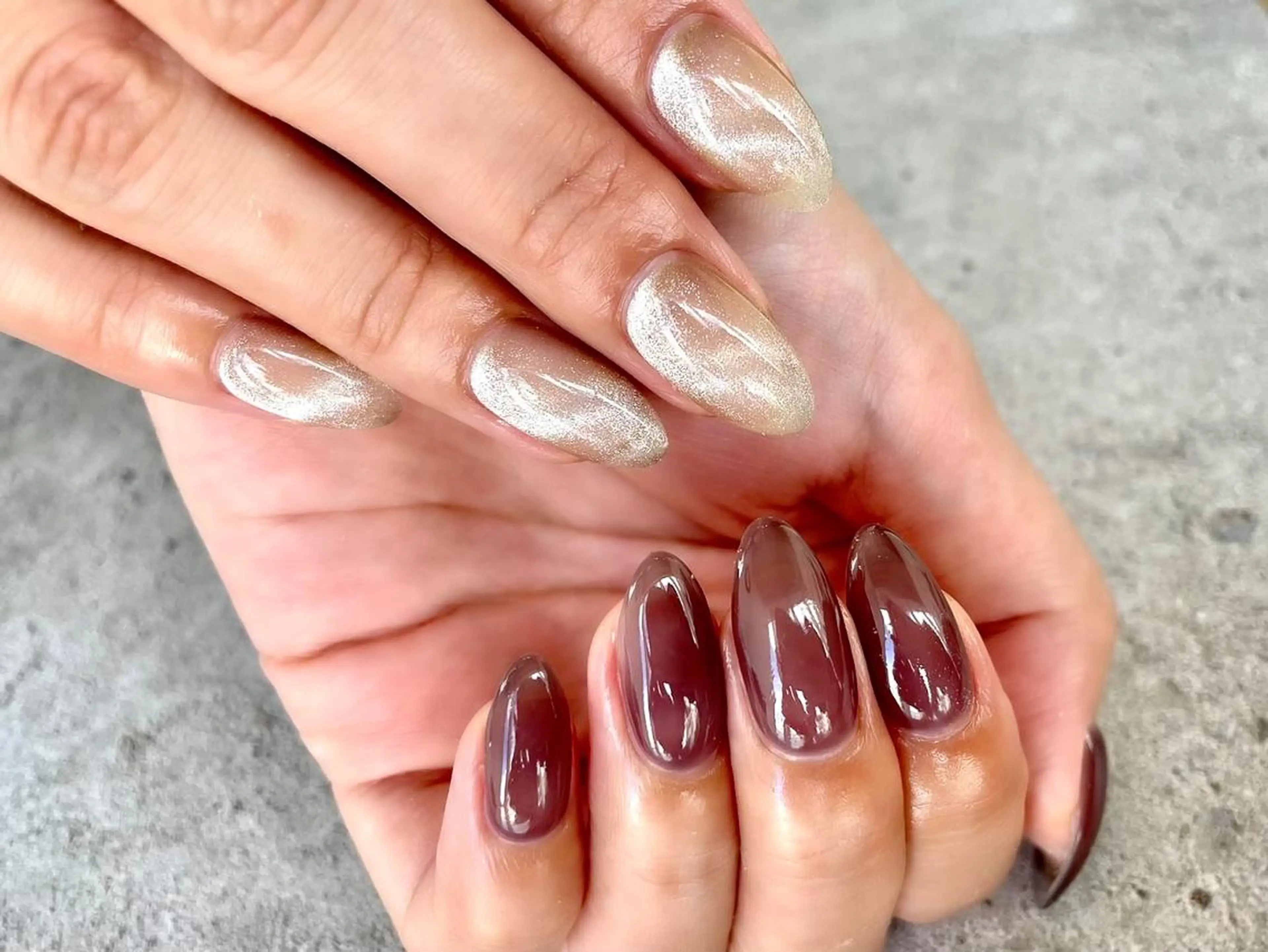 ネイル Miimo💅🏻 ほのか‪ ·͜·♡‬のネイルデザイン