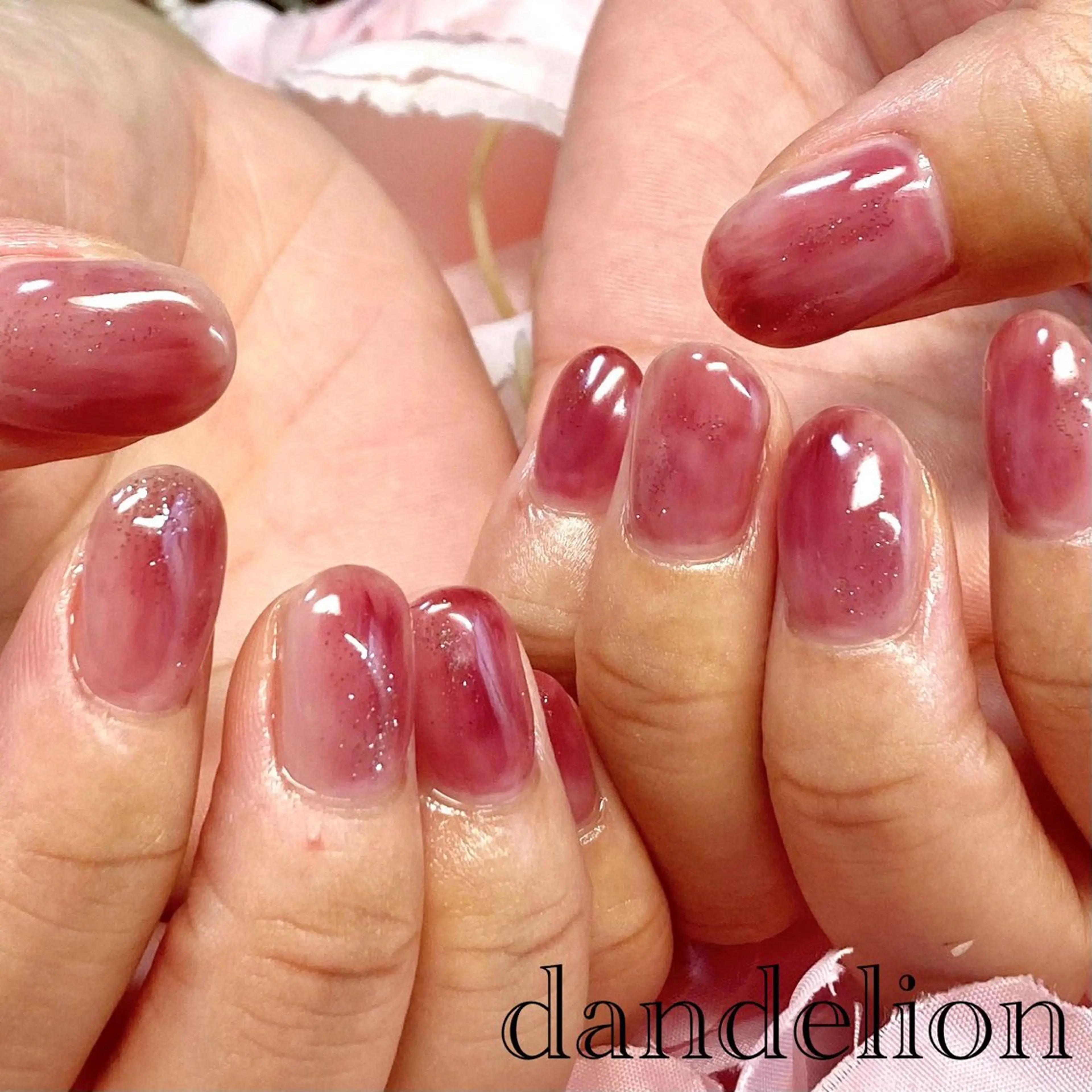 ネイル ハンドネイル ハンドケア dandelion ダンデライオンのネイルデザイン