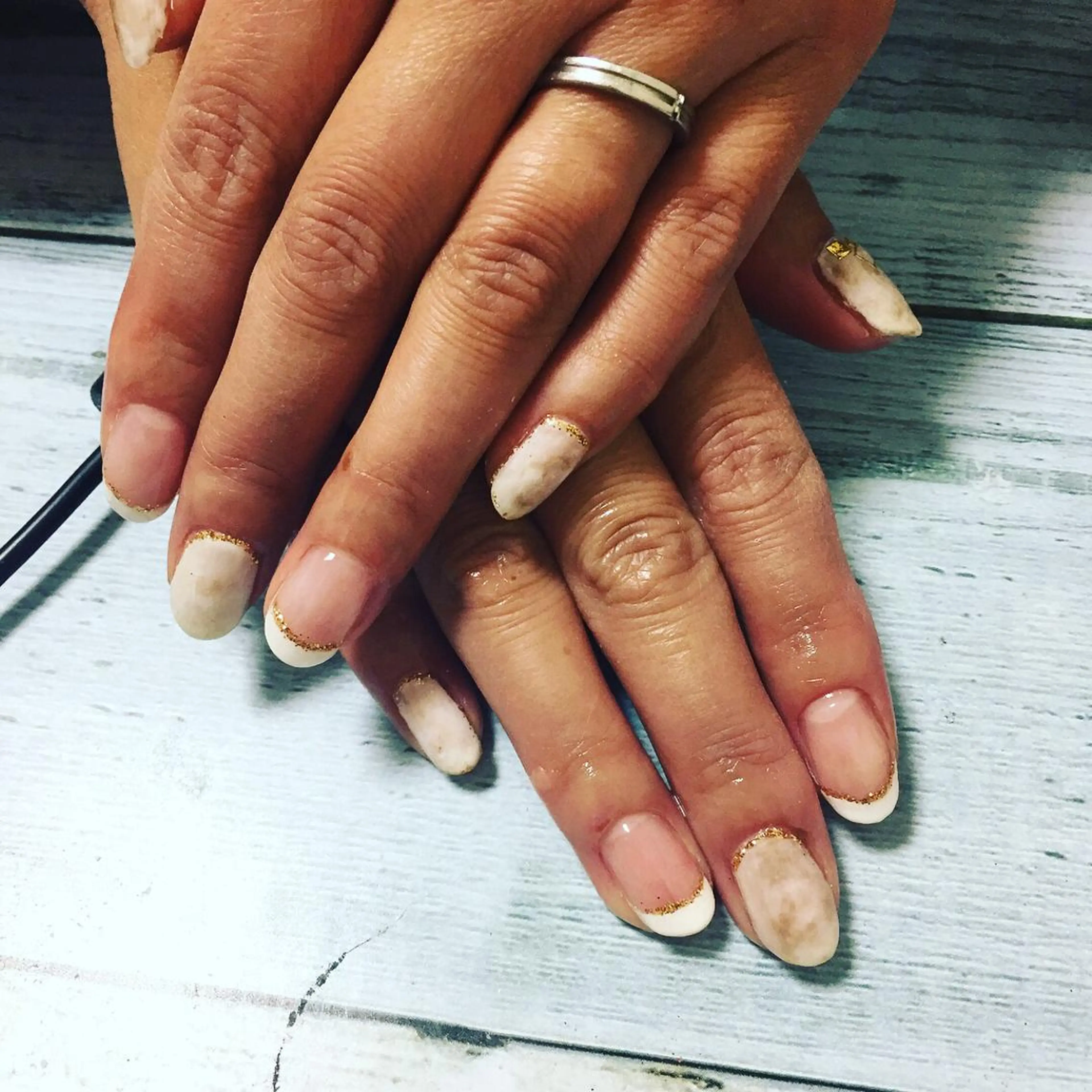 ネイル フレンチネイル CHERIMO【lalaLaLa】所属・CHERIMO シェリモのネイルデザイン