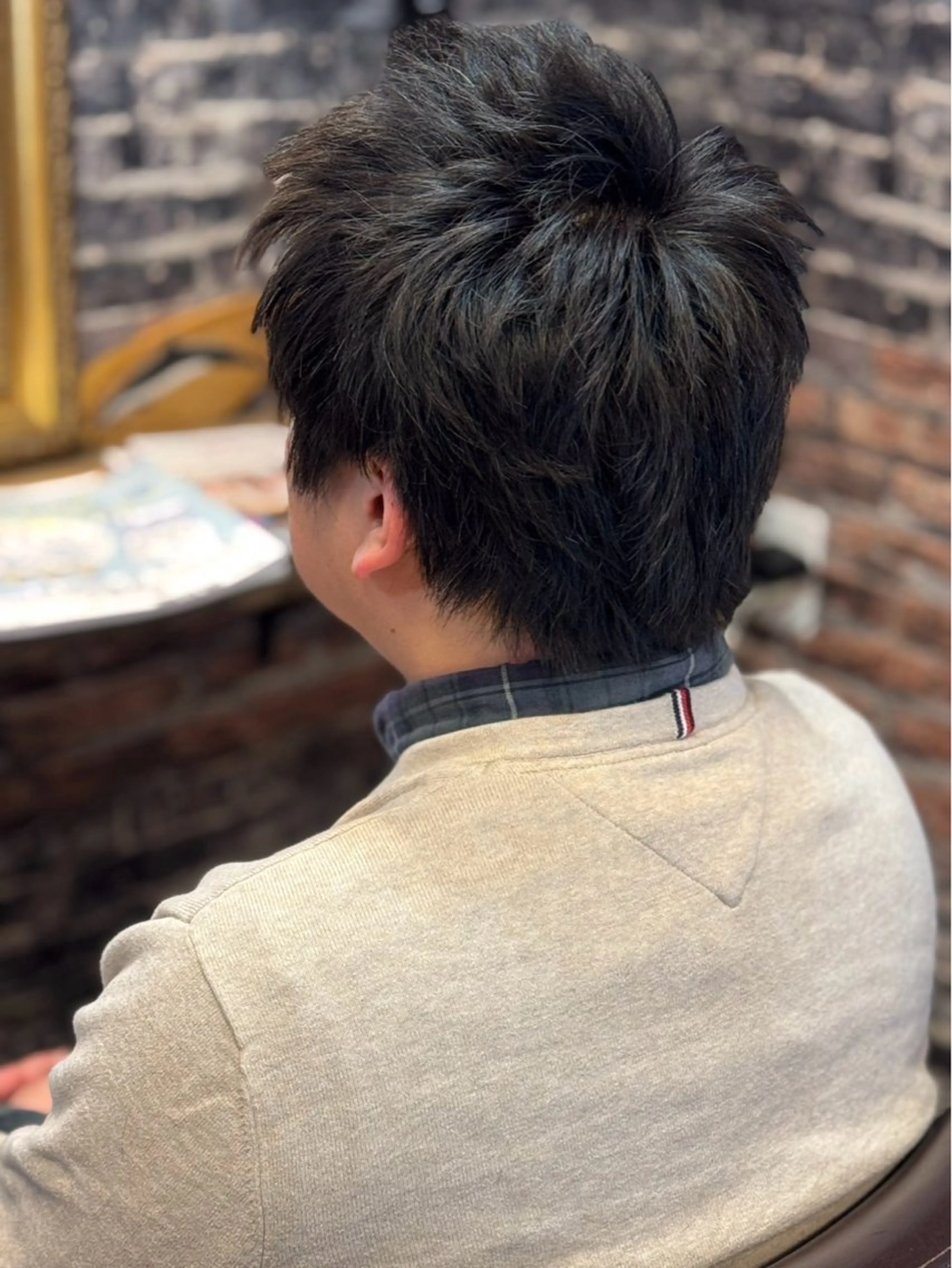 ミディアム ウルフカット カット クーペアセック 神田のヘアスタイル