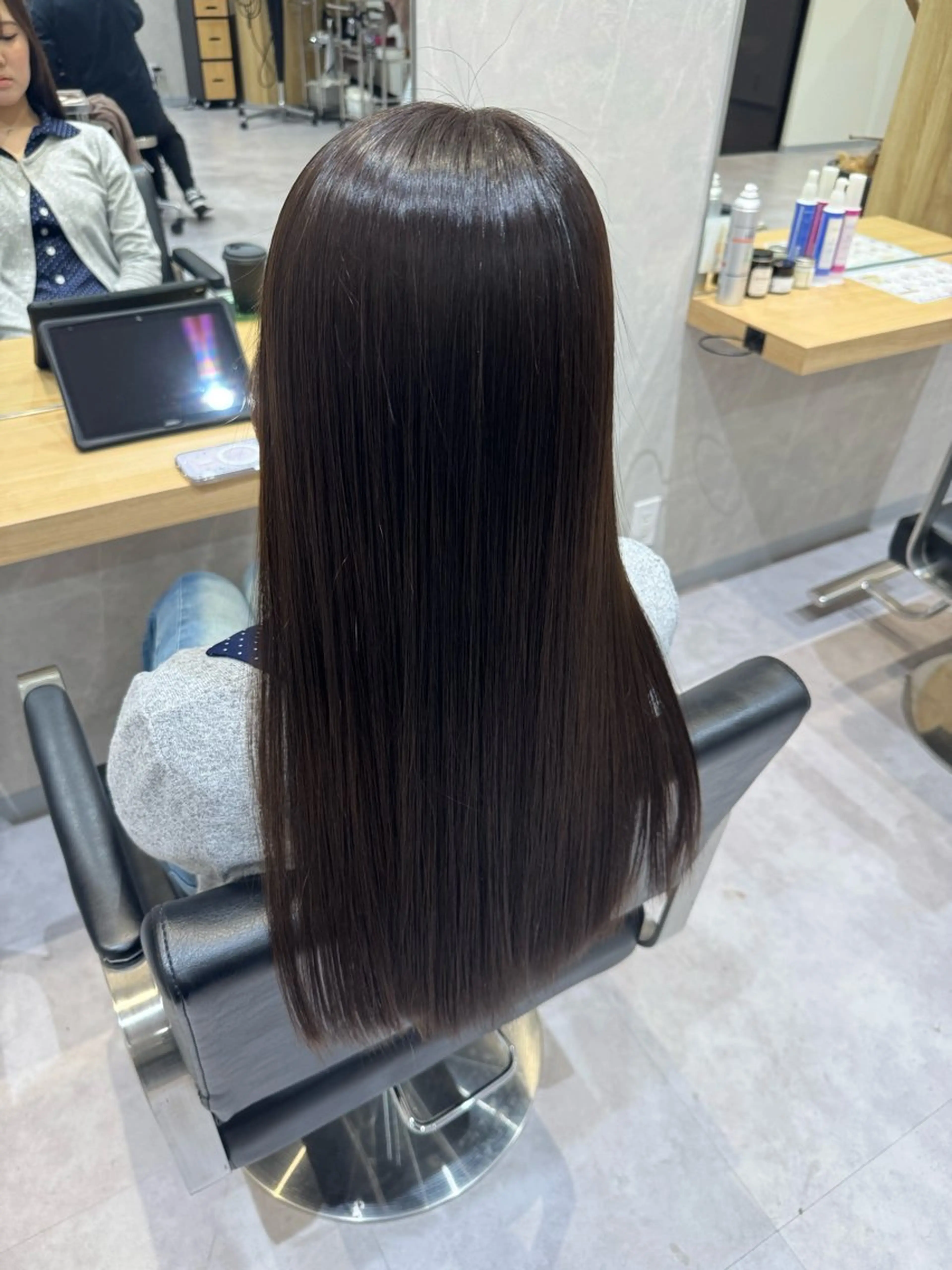 ロング 髪質改善 縮毛矯正 ヘアカラー 縮毛矯正 トリートメント 髪質改善/縮毛矯正 /メンズパーマ川田のヘアスタイル