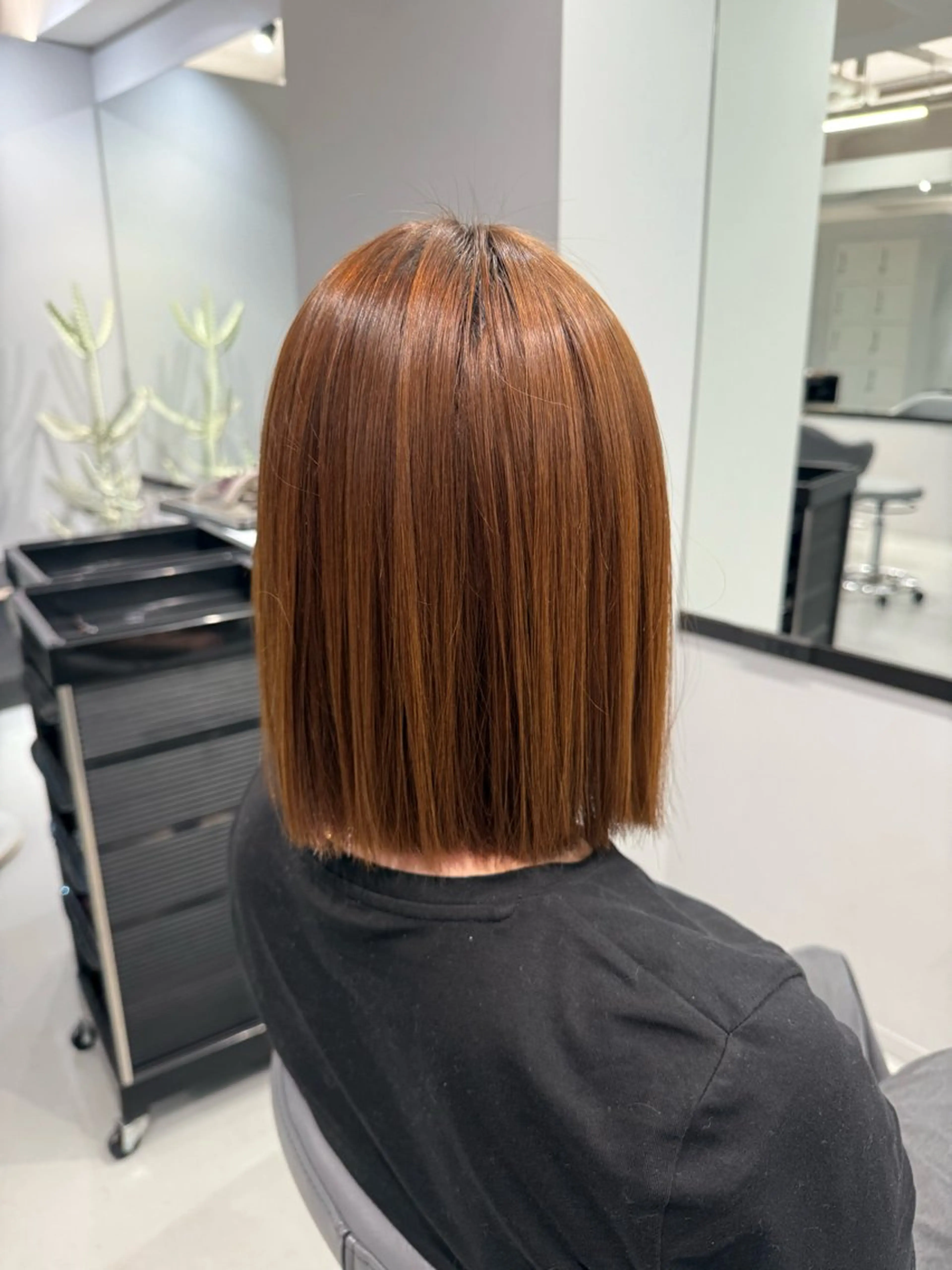 縮毛矯正 ヤナギヤ カノのヘアスタイル