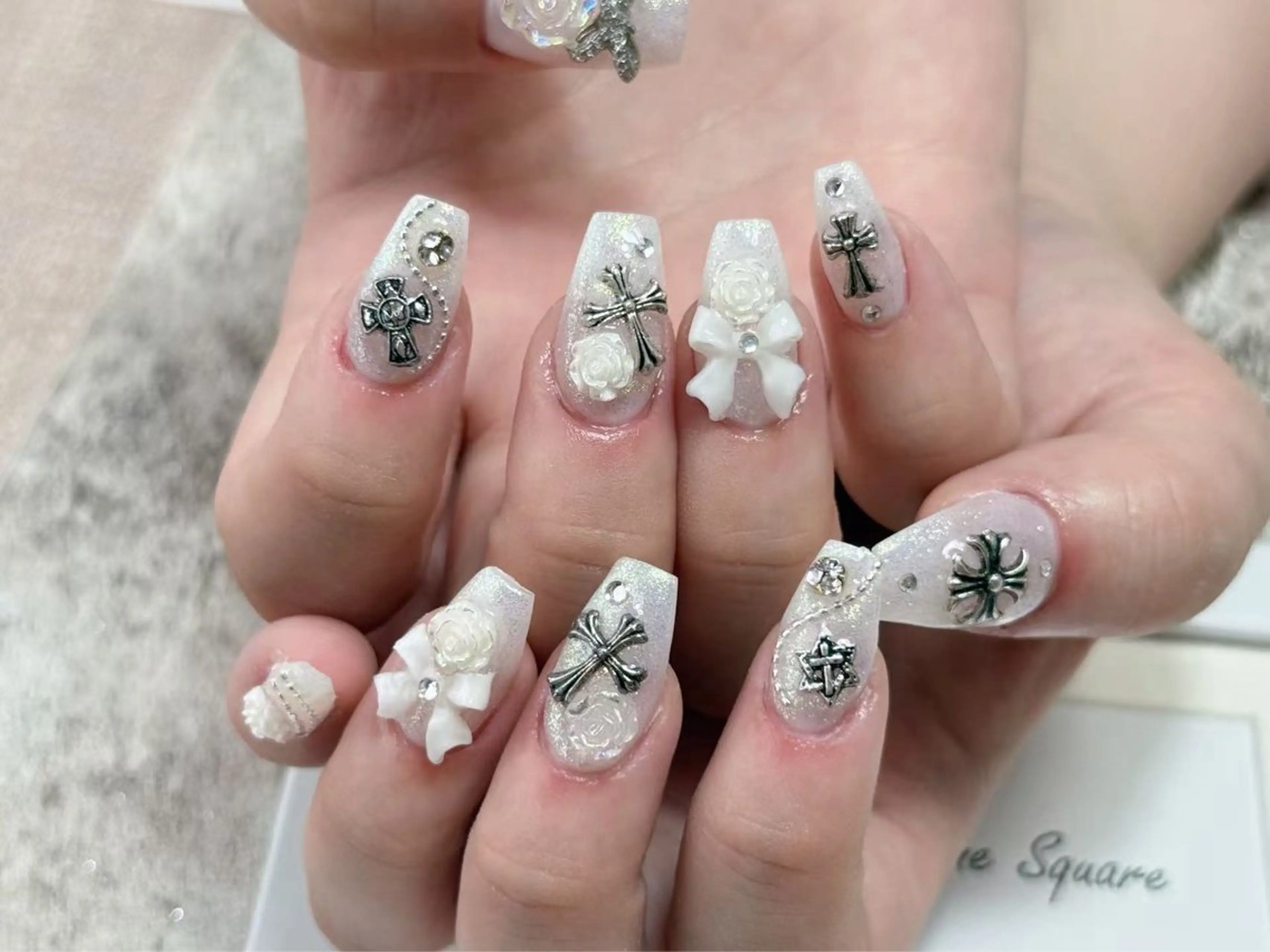 自爪持ち込みデザイン120分(パーツ付け放題)　\11580→¥5980の写真