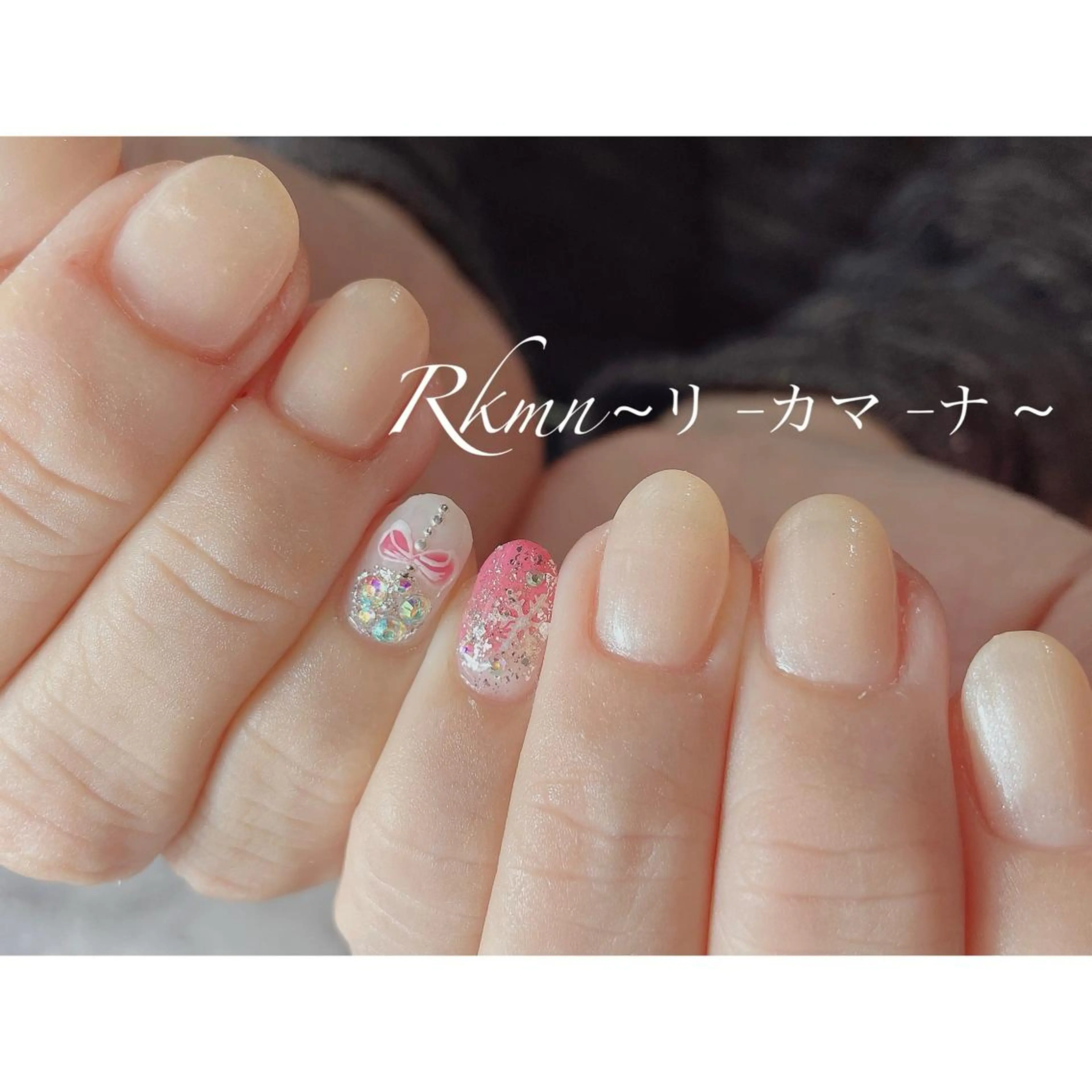 ネイル アートネイル 春ネイル ハンドネイル フットネイル ハンドケア Rkmn ~リ-カマ-ナ~のネイルデザイン