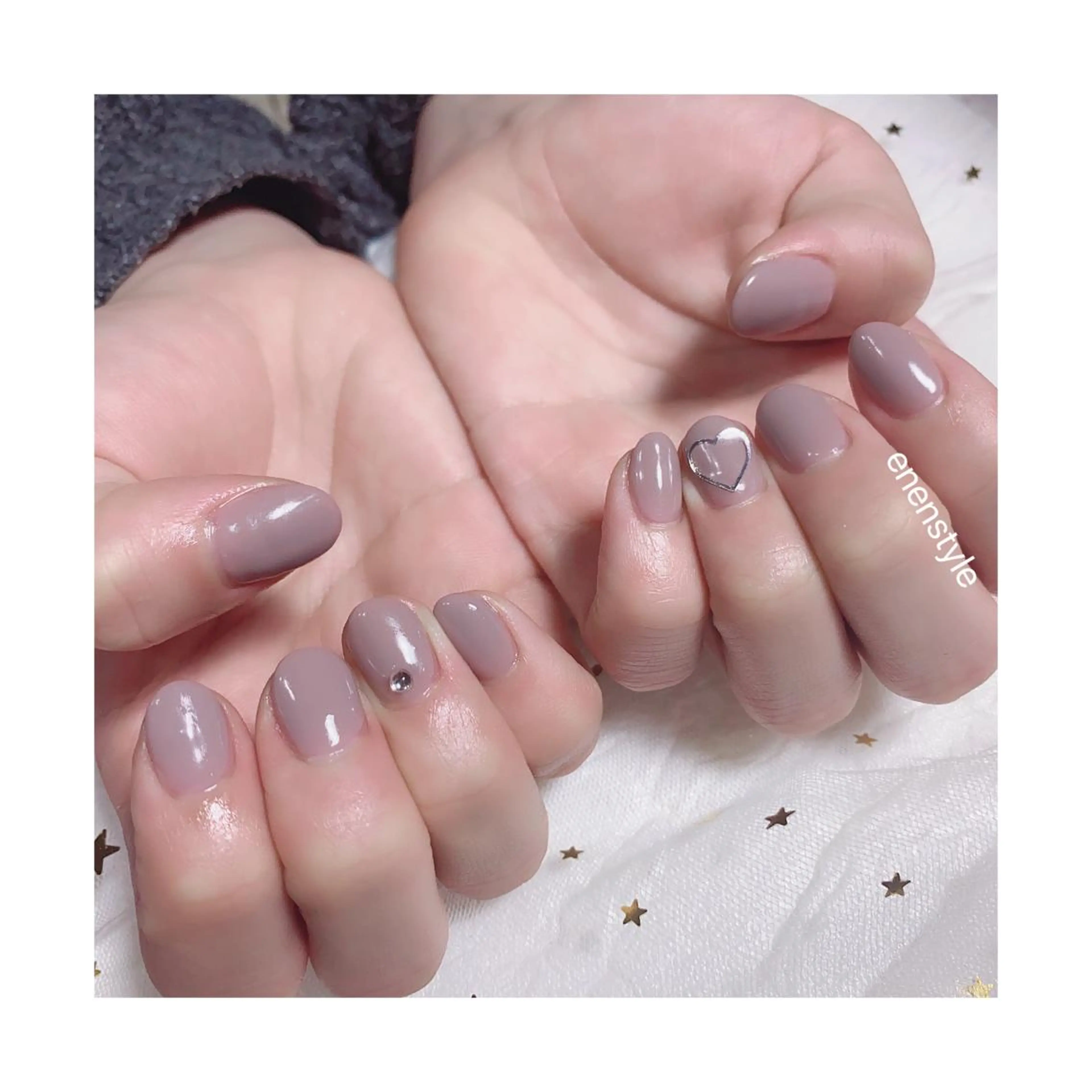 ショート ネイル ジェルネイル ニュアンスネイル オフィスネイル ワンカラーネイル パラジェル 👑enen style👑のネイルデザイン