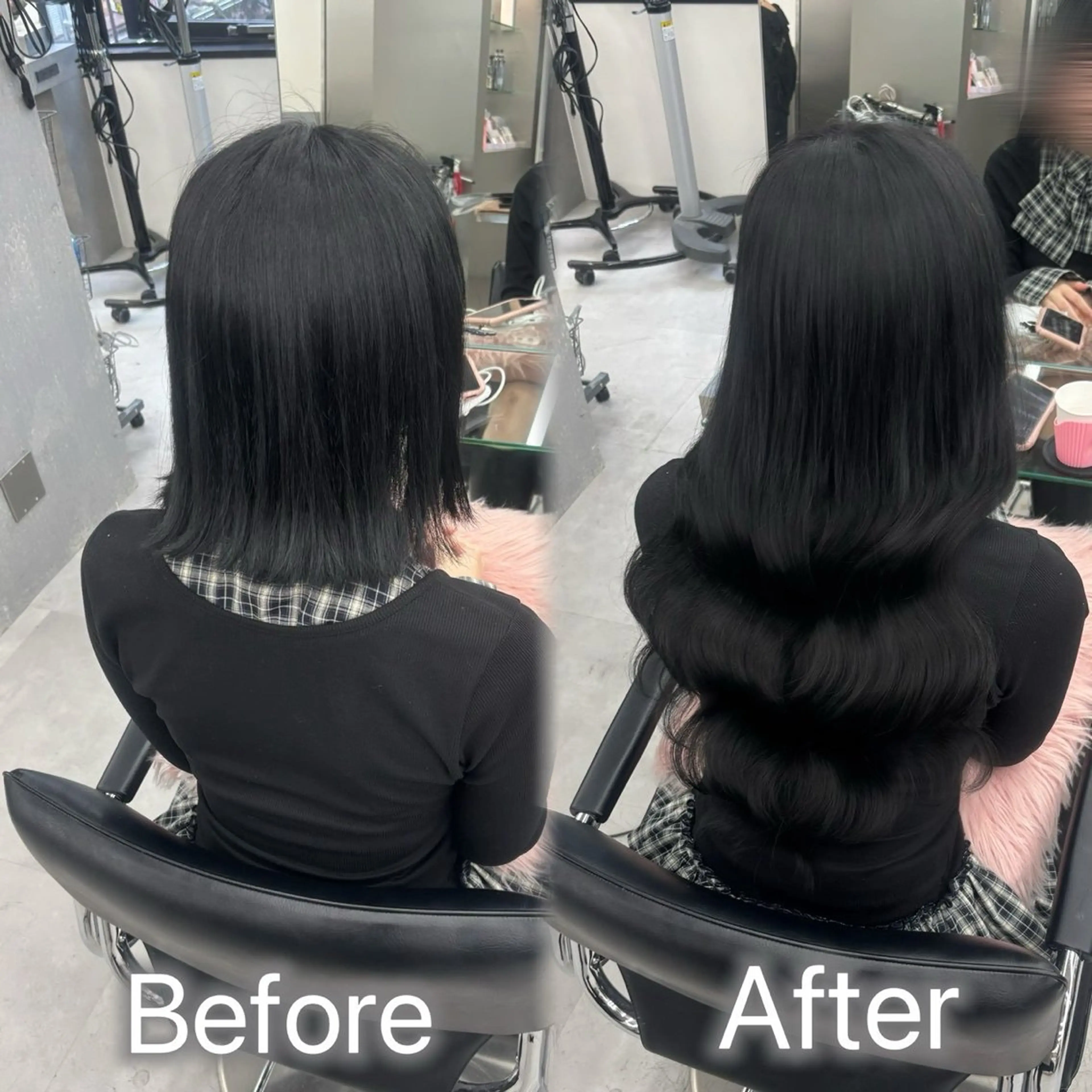 ミディアム 横浜　アレンジ💫／ エクステ🎀／ルナのヘアスタイル