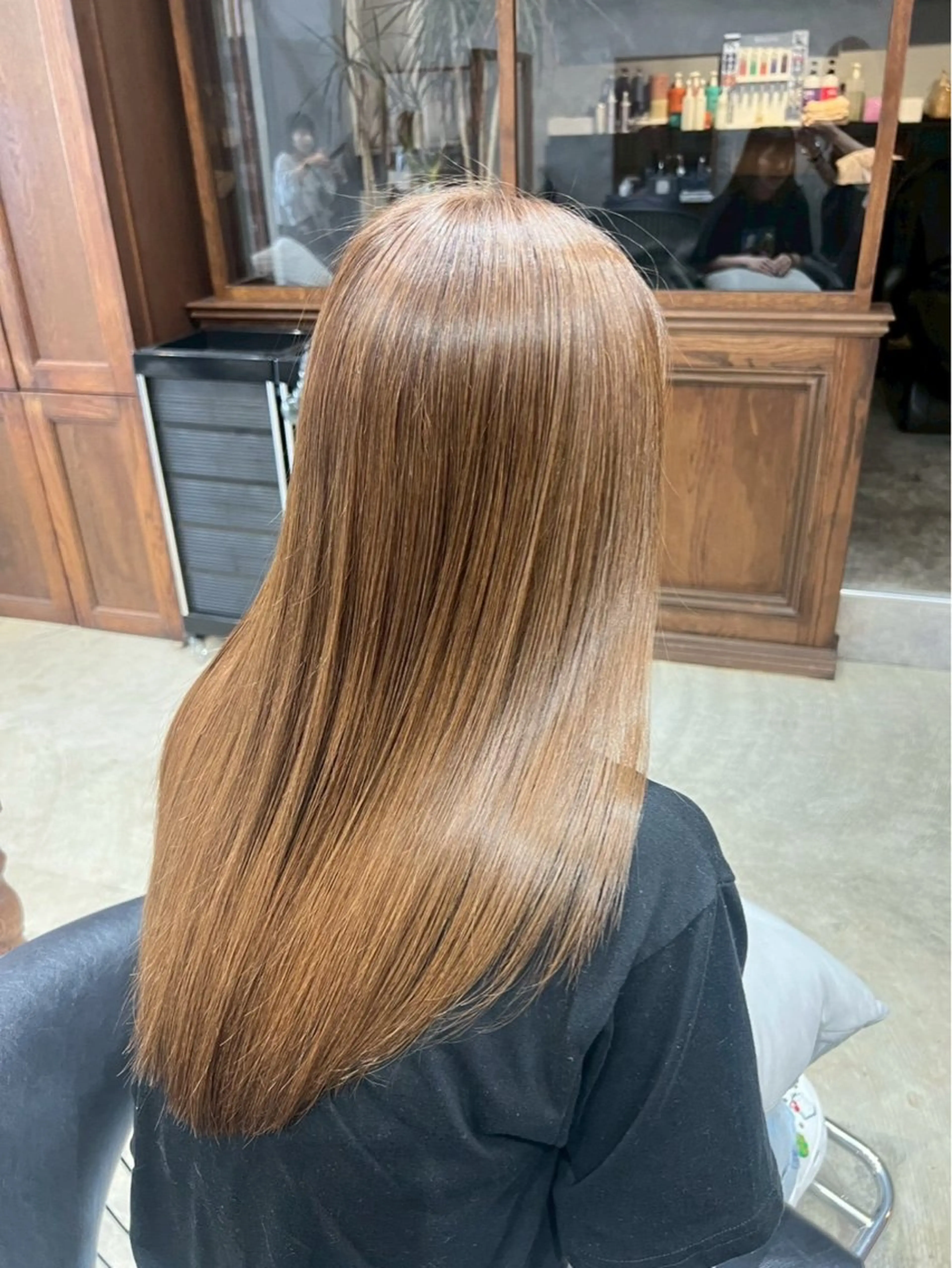 ロング 縮毛矯正 トリートメント 小野 竜聖のヘアスタイル