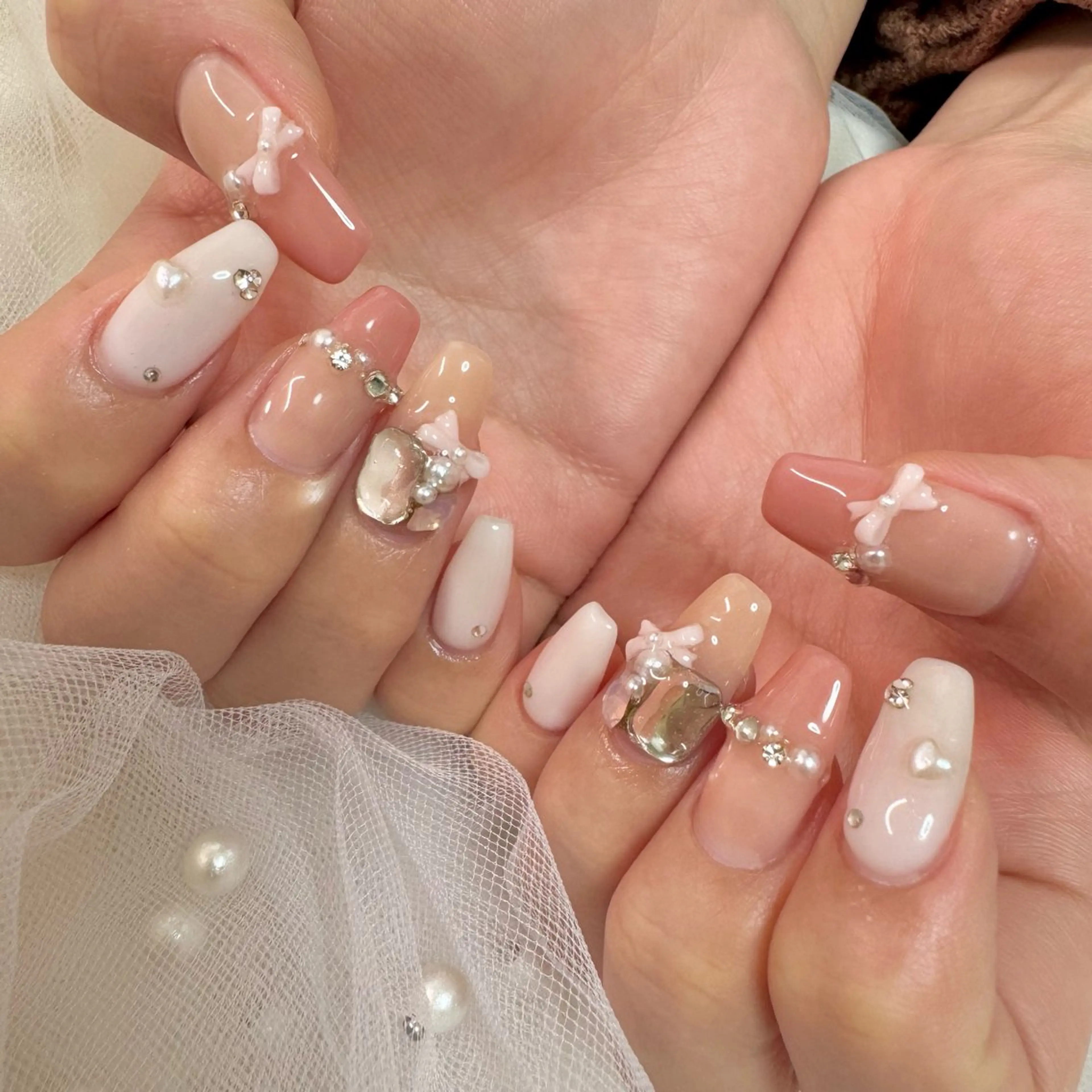 ネイル ガーリー nail salon e'mu💐のネイルデザイン