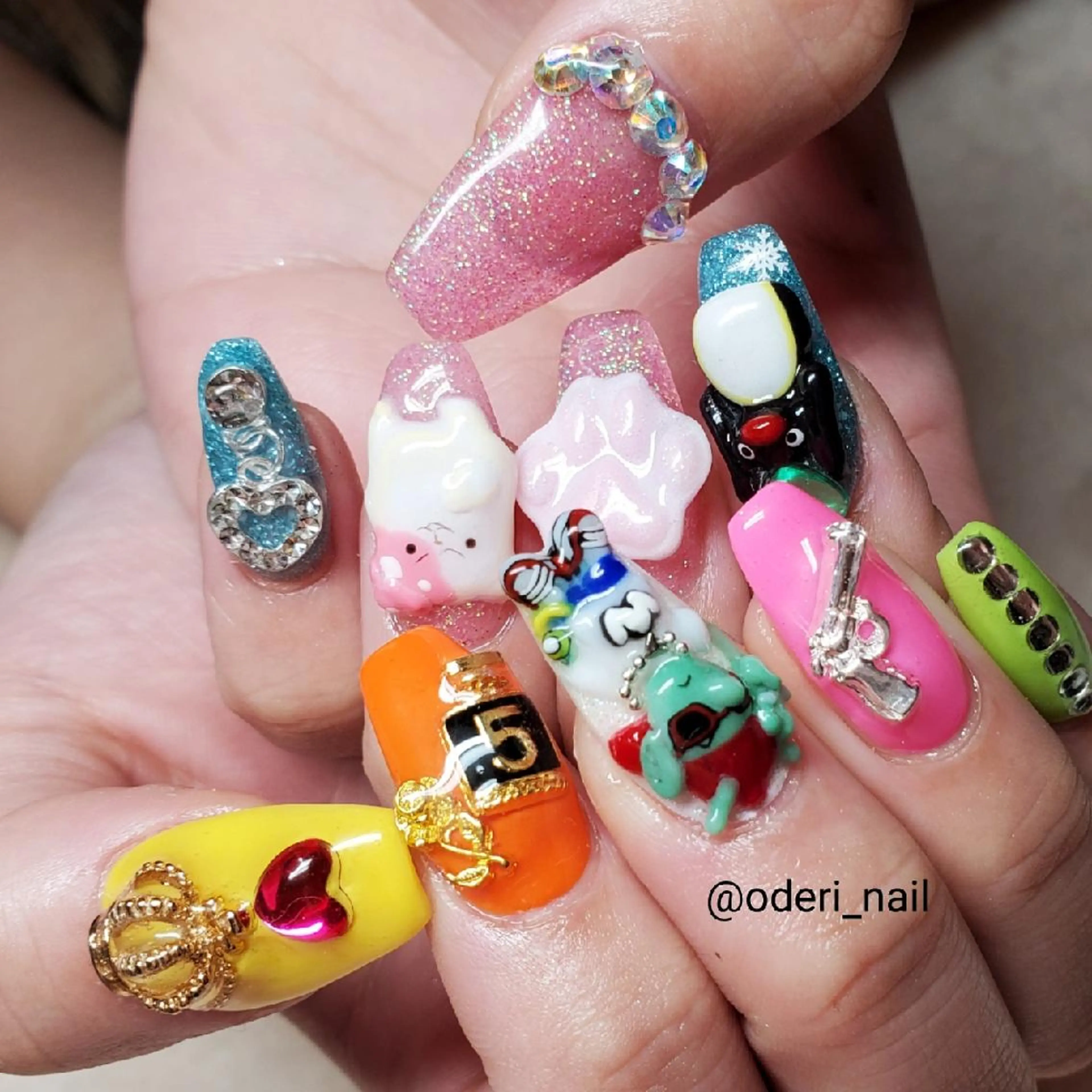 ネイル アートネイル フットネイル ジェルネイル スカルプネイル 春ネイル おで@ oderi_nailのネイルデザイン