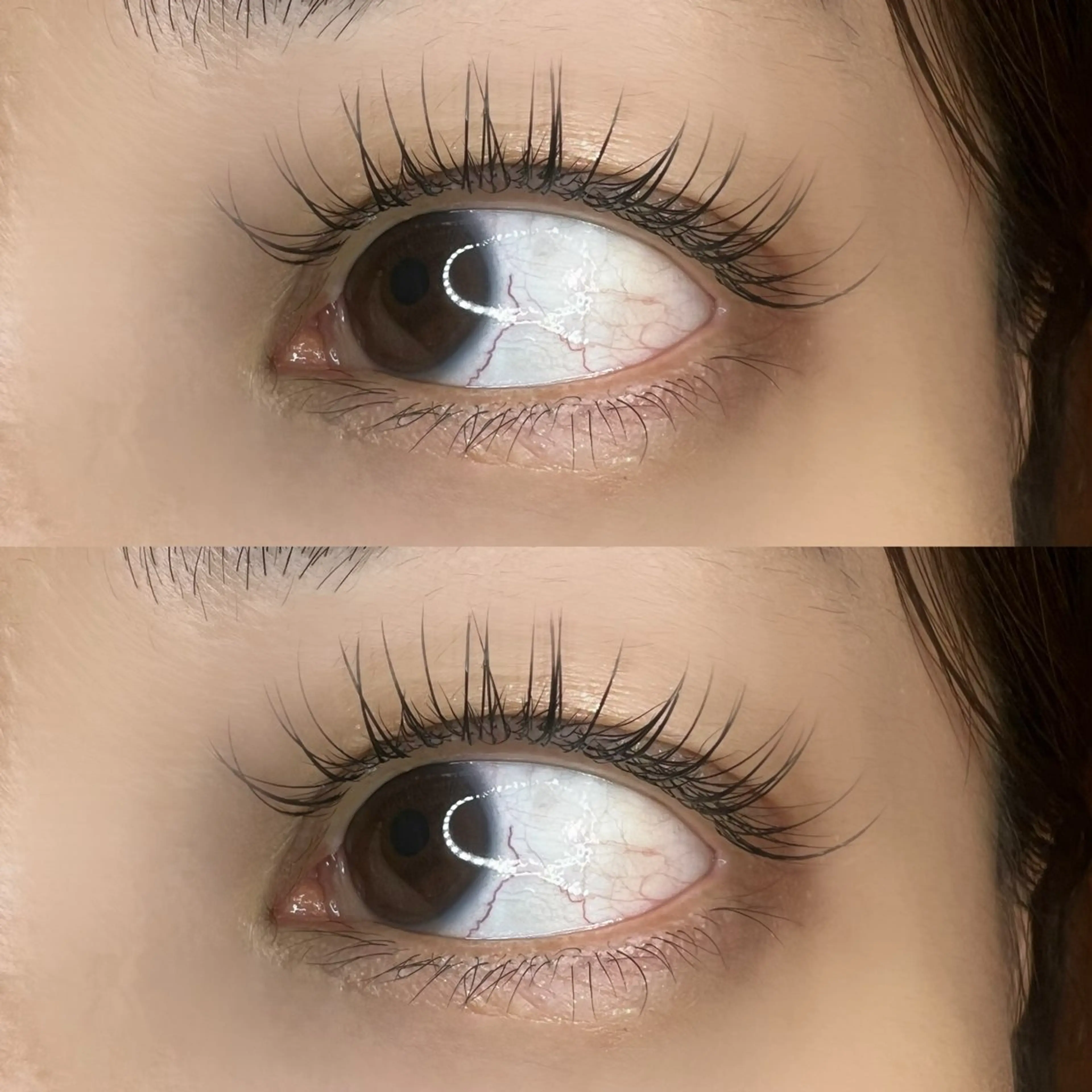 マツエク・マツパ Cカール フラットラッシュ 目尻長め セクシー Sara Moyuのマツエク・マツパデザイン