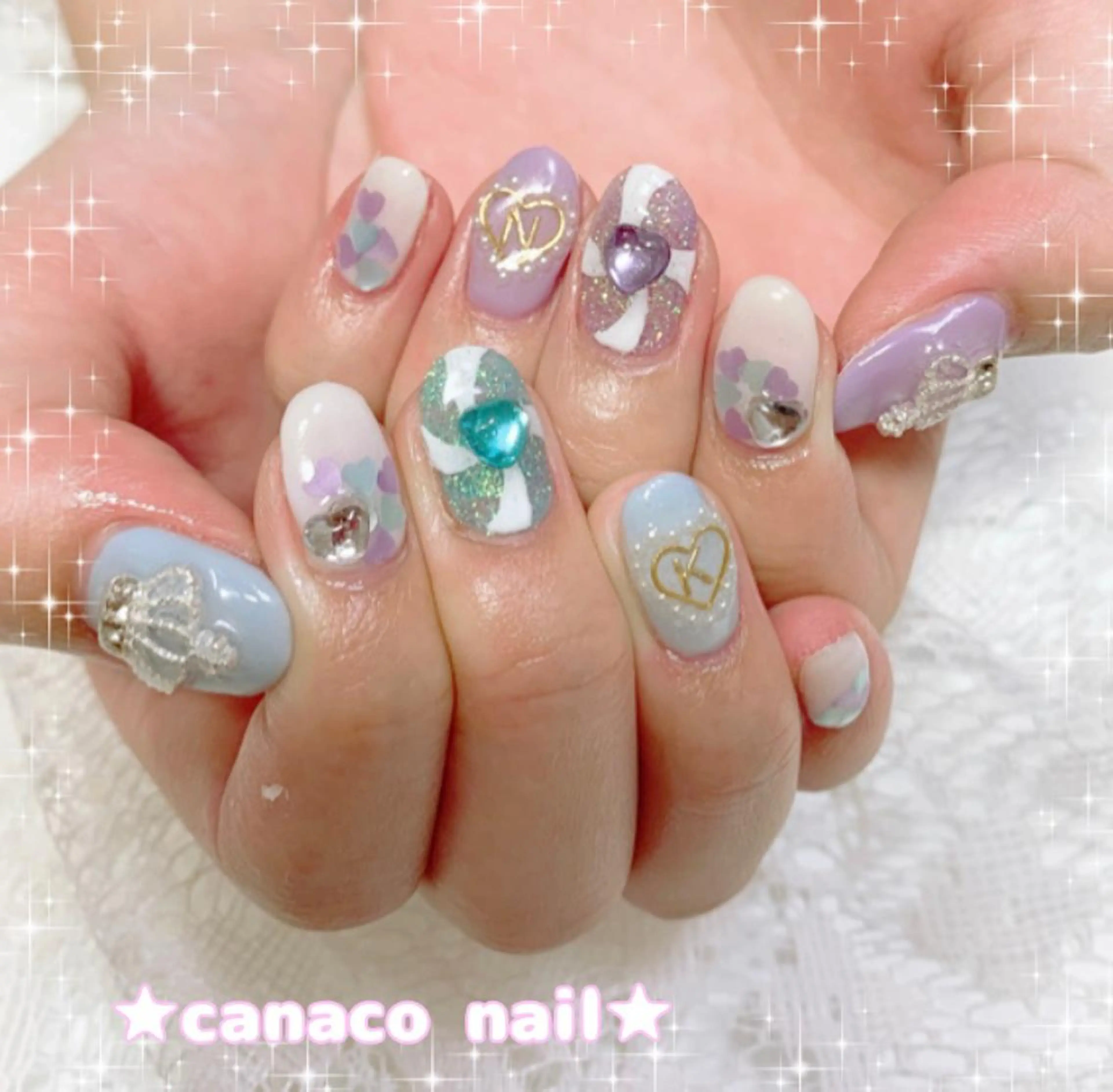 ネイル 持ち込み ハンドネイル ハンドケア Felice所属・ベテランネイル cnc nailのネイルデザイン