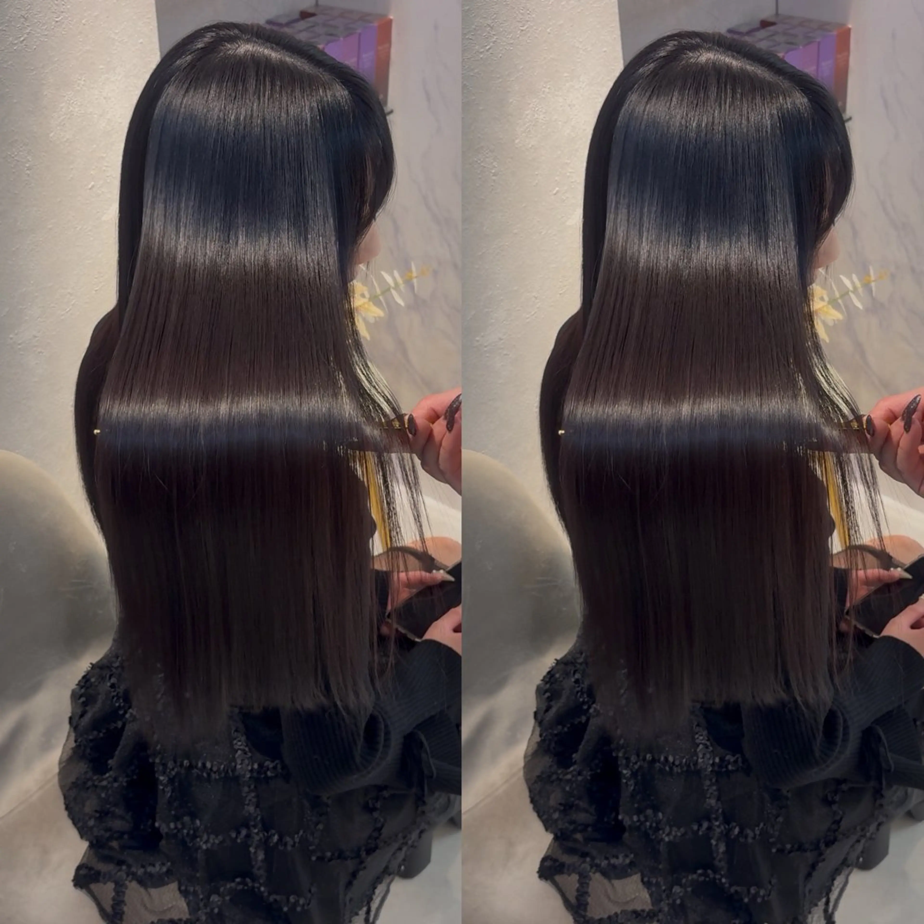 ロング カラー カット ヘアカラー 縮毛矯正 トリートメント 池袋/髪質改善/ 艶カラー/koikiのヘアスタイル