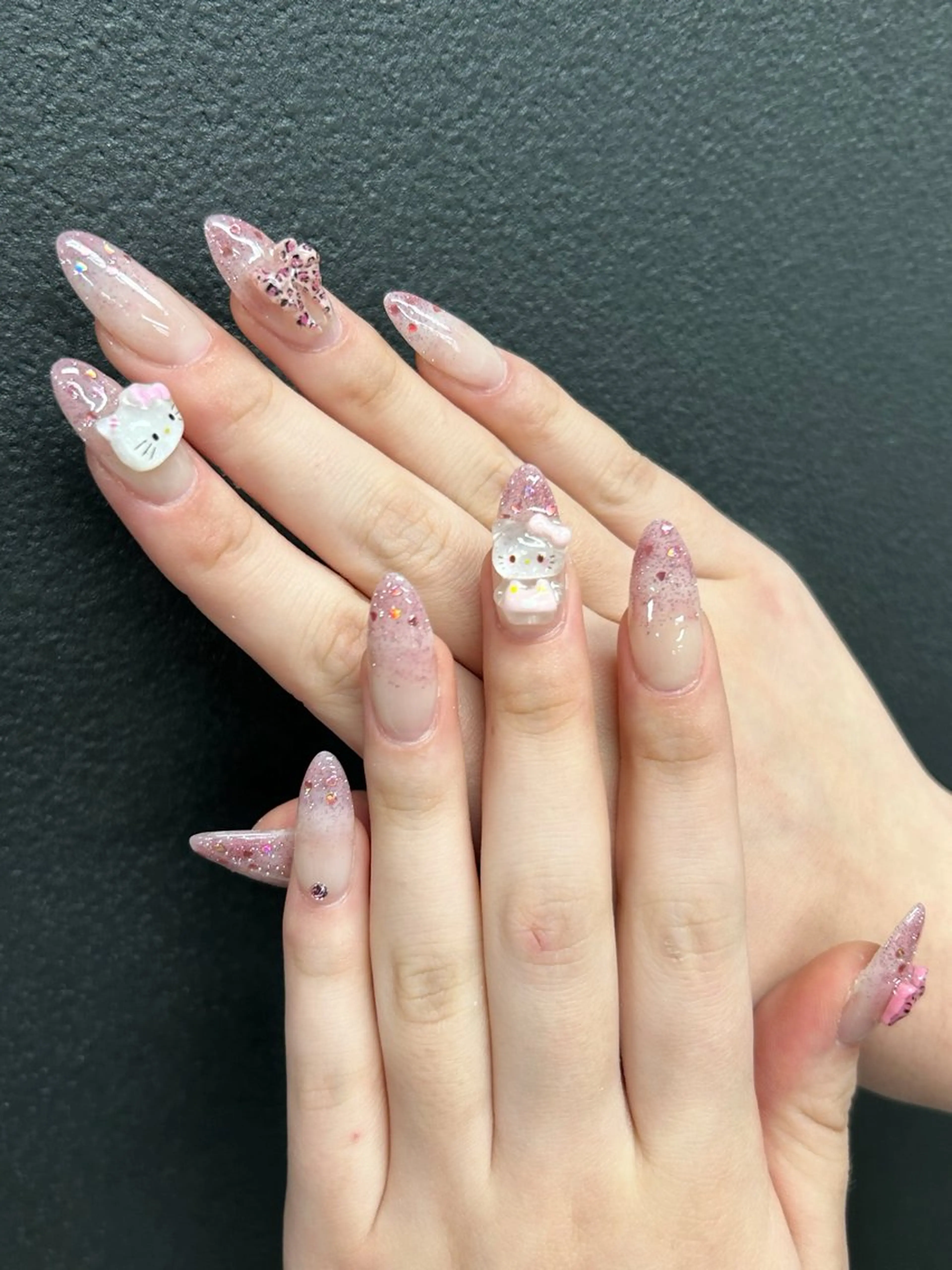 ネイル 韓国ネイル 持ち込み ニュアンスネイル ネイルチップ 冬ネイル LISA ANA.CHUOのネイルデザイン