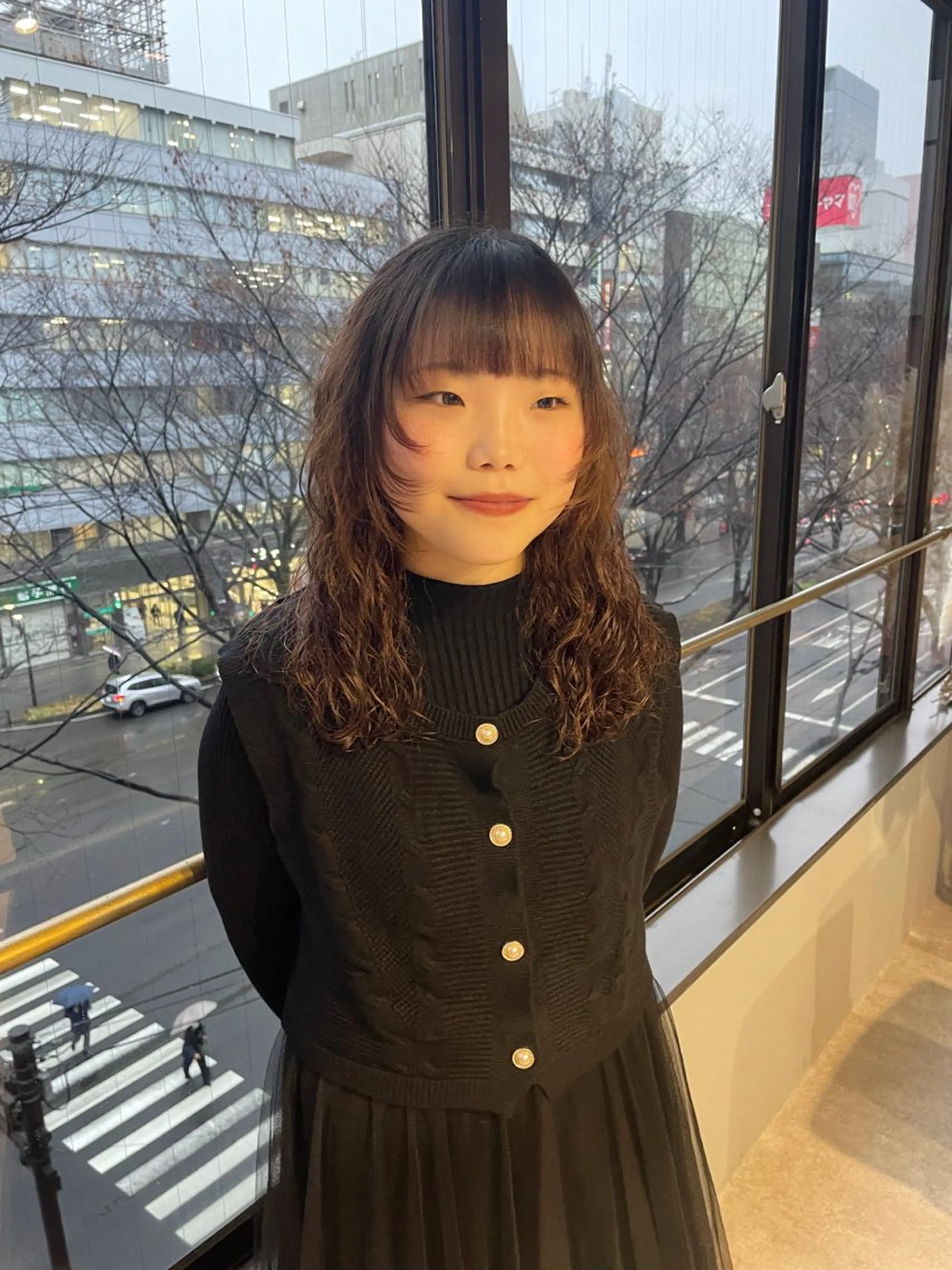 パーマ Mimi🎀ブリーチ なし透明感 Ｗカラーのヘアスタイル