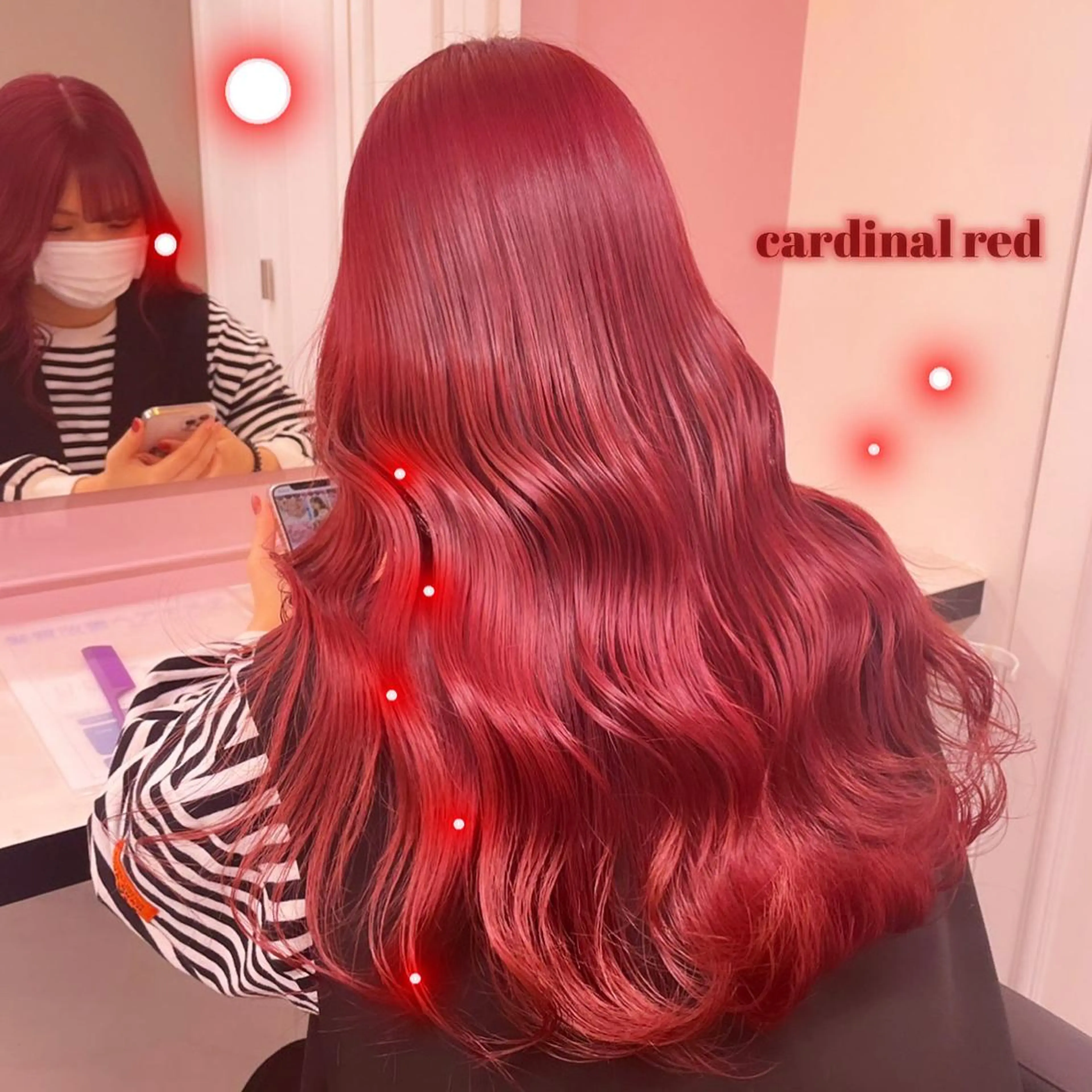 ロング カラー 𝘳𝘺𝘰𝘬𝘢 髪質改善／ブリーチのヘアスタイル