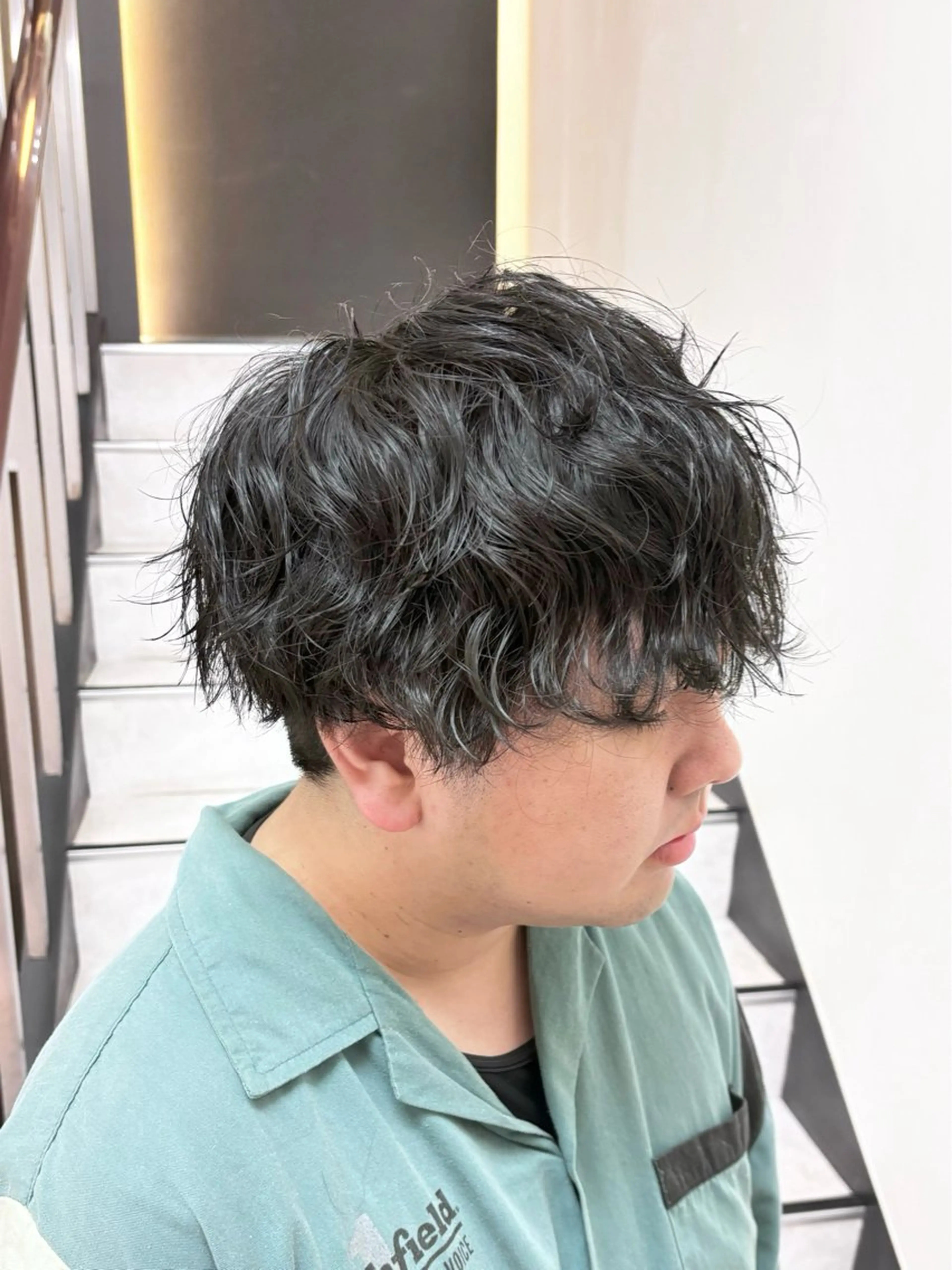 ショート カット パーマ 艶髪／透け感カラー ／ＲＹＯのヘアスタイル