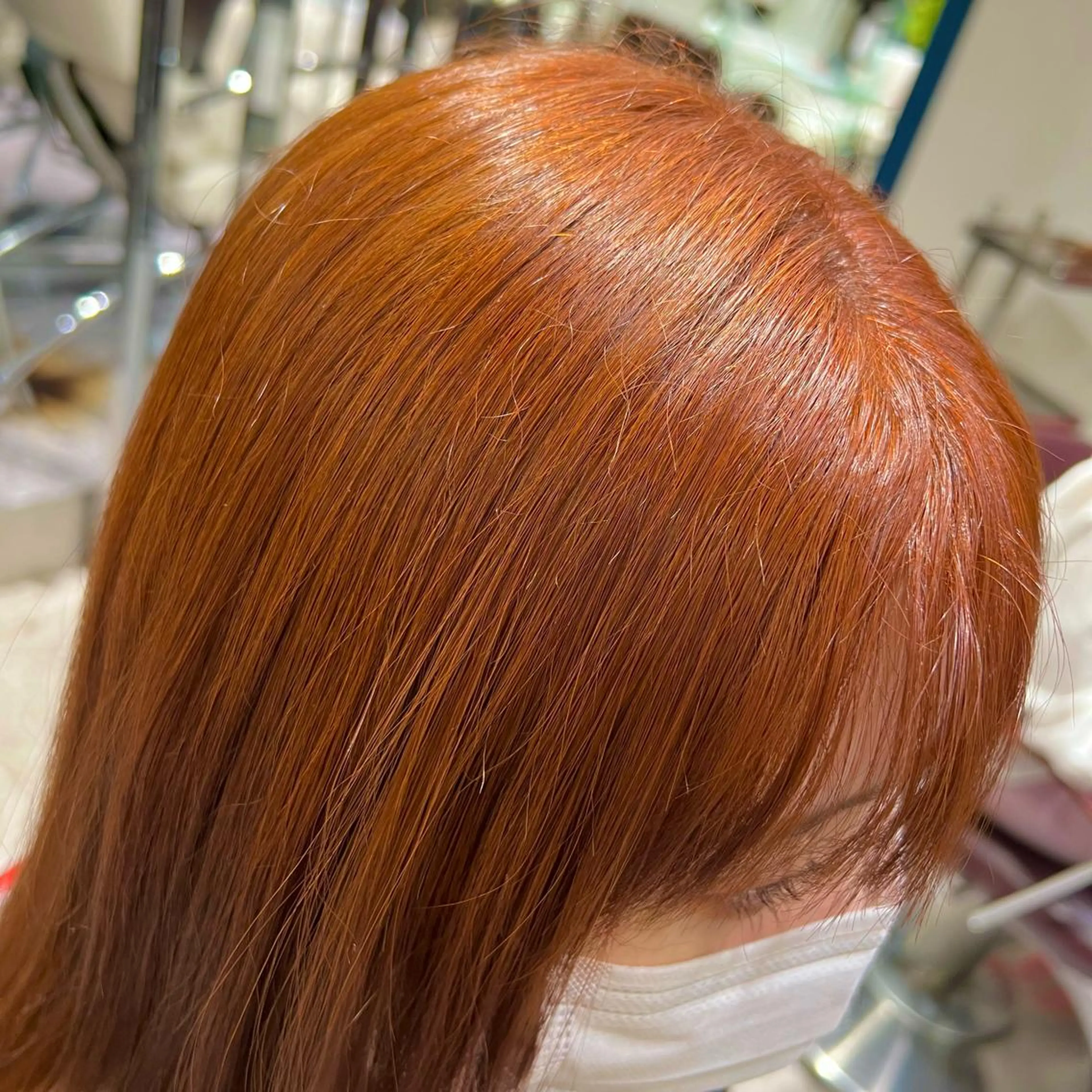 カラー オレンジ ヘアカラー トリートメント stylist 🐶内藤 成香のヘアスタイル