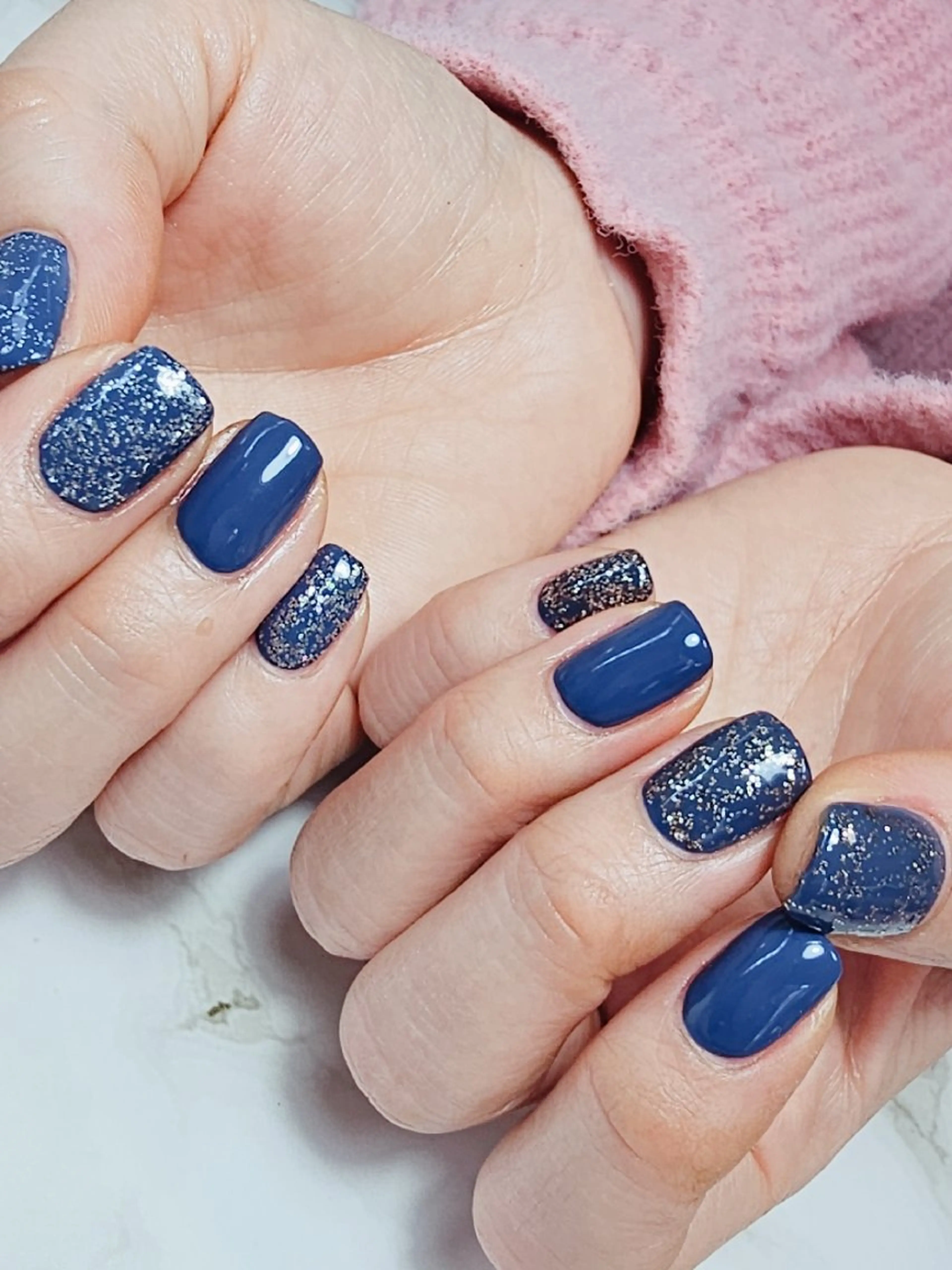 ネイル ラメ(グリッター) ワンカラーネイル Chika  Nail MIRAIのネイルデザイン
