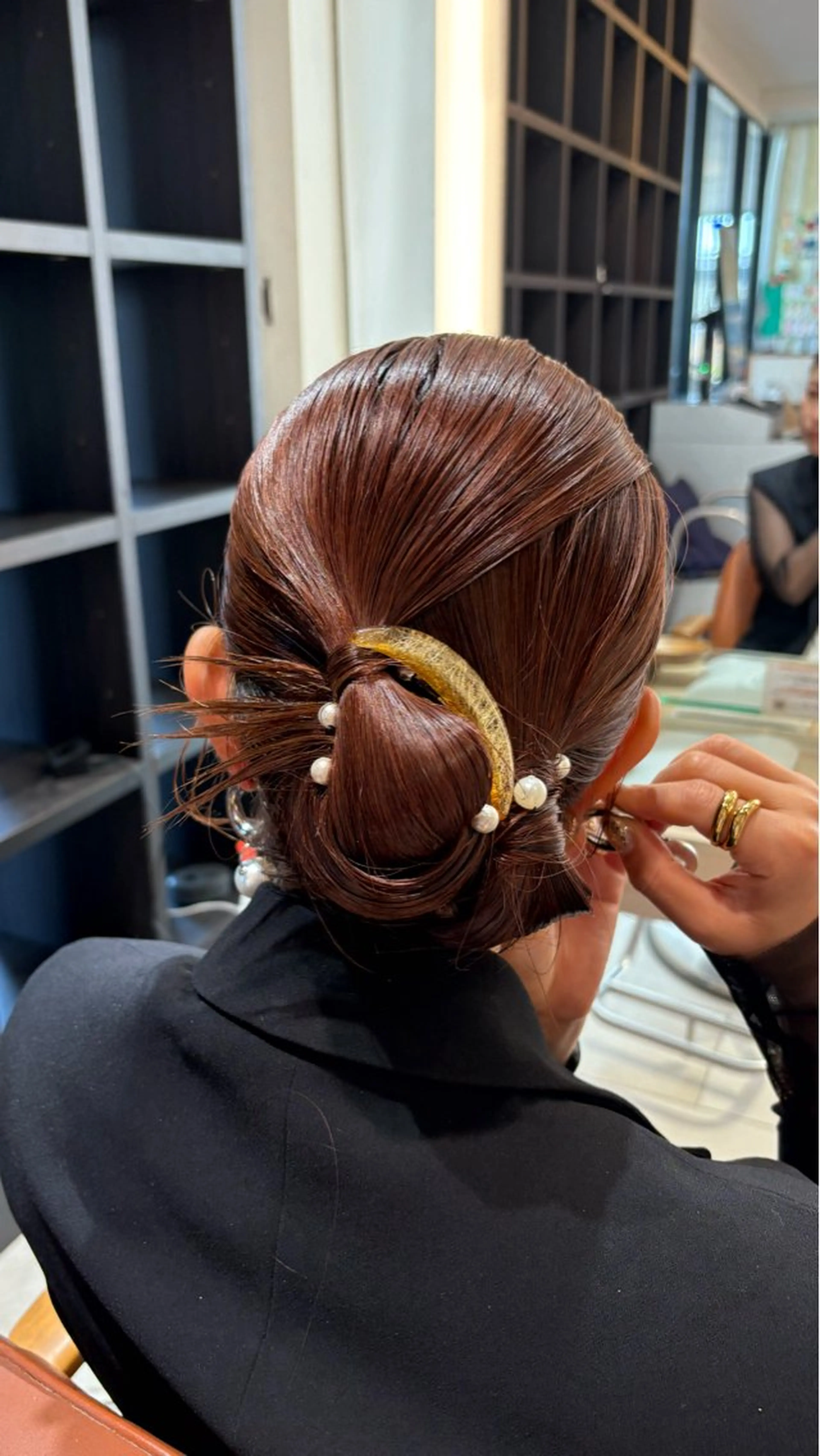 ヘアアレンジ ヘアセット カットモデル/ セット/宮里心香のヘアスタイル