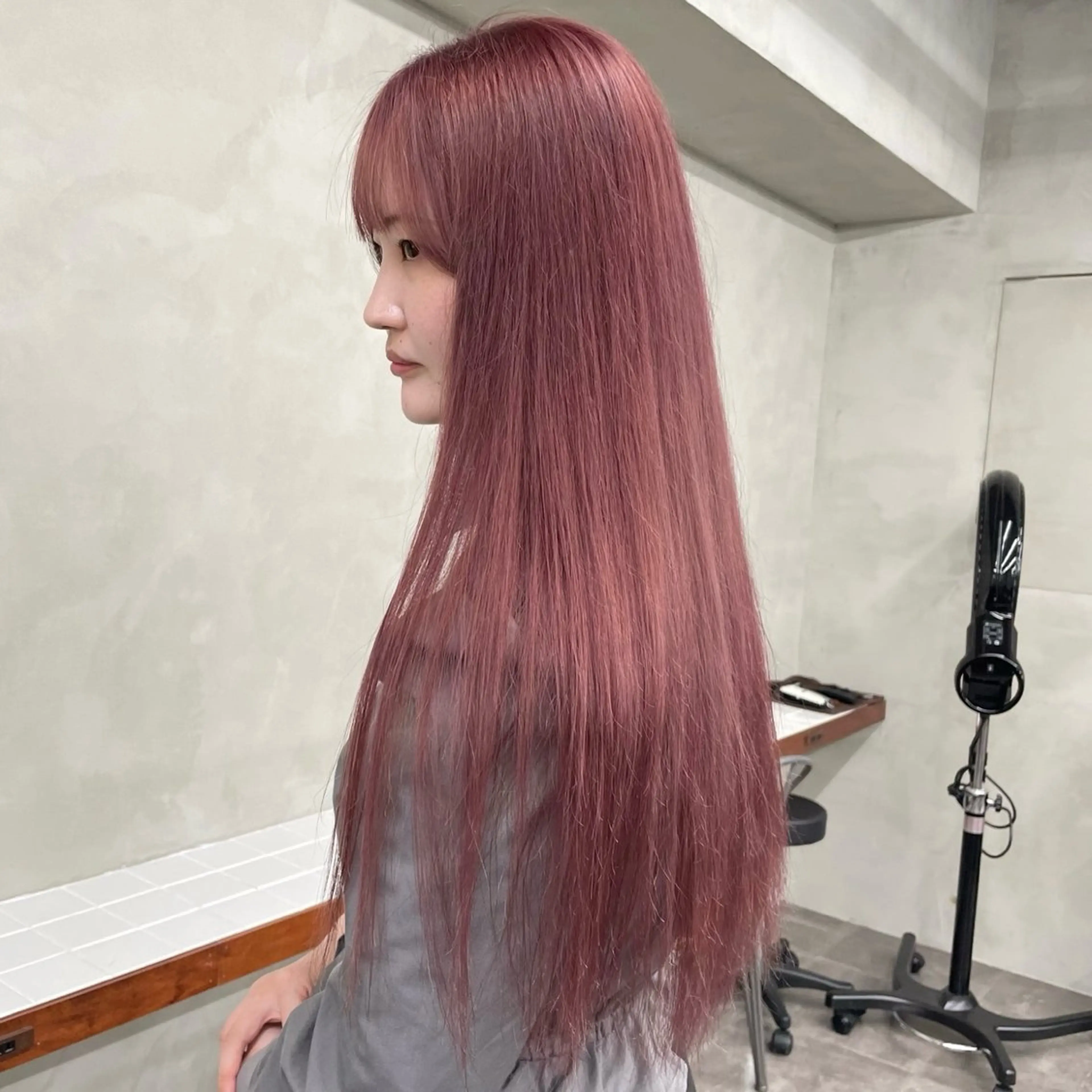 ロング カラー カット ヘアカラー トリートメント 🍒暖色カラー🍒 渋谷/YUUのヘアスタイル