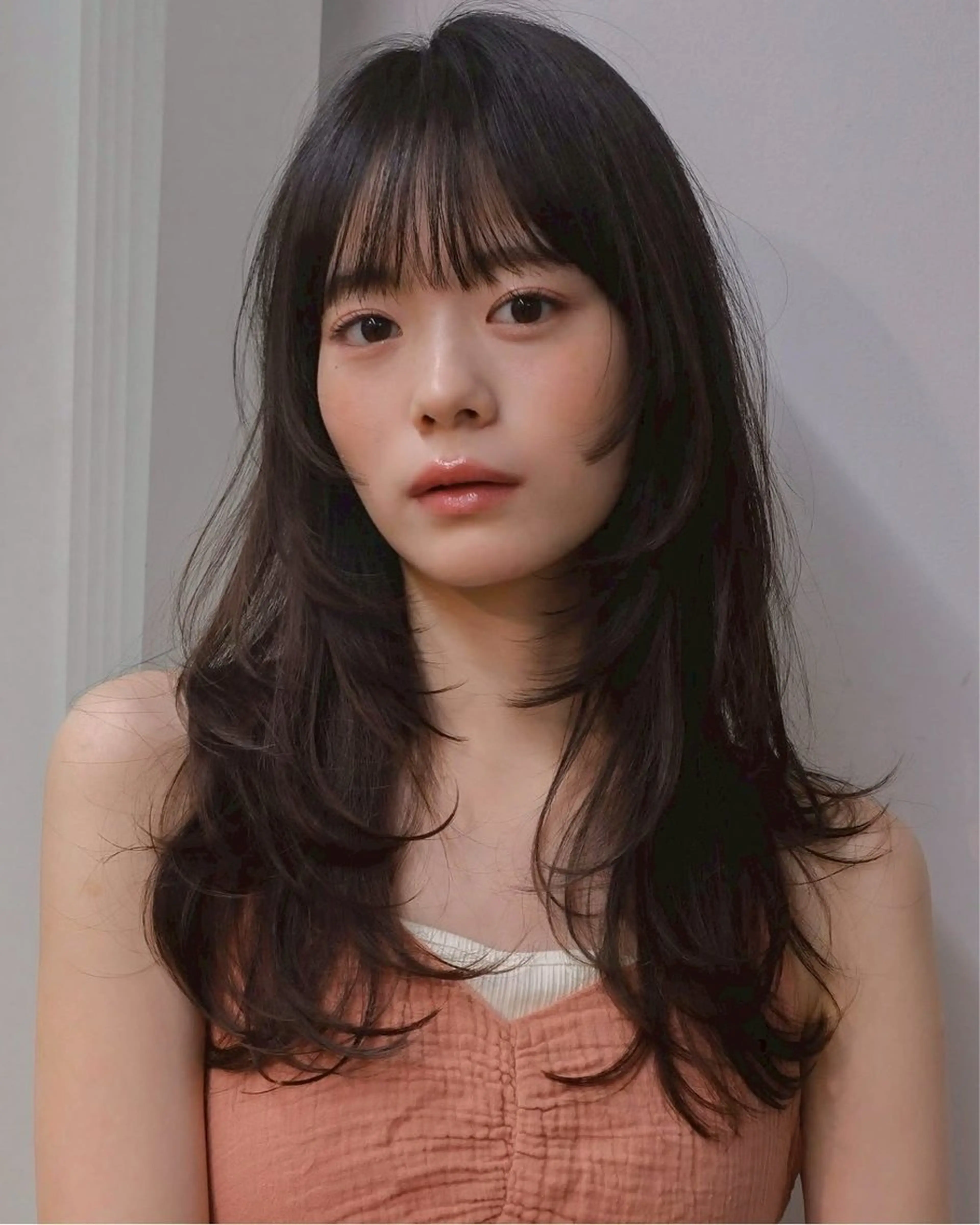 ロング 🍑暖色／レイヤー／ 真希🎀のヘアスタイル