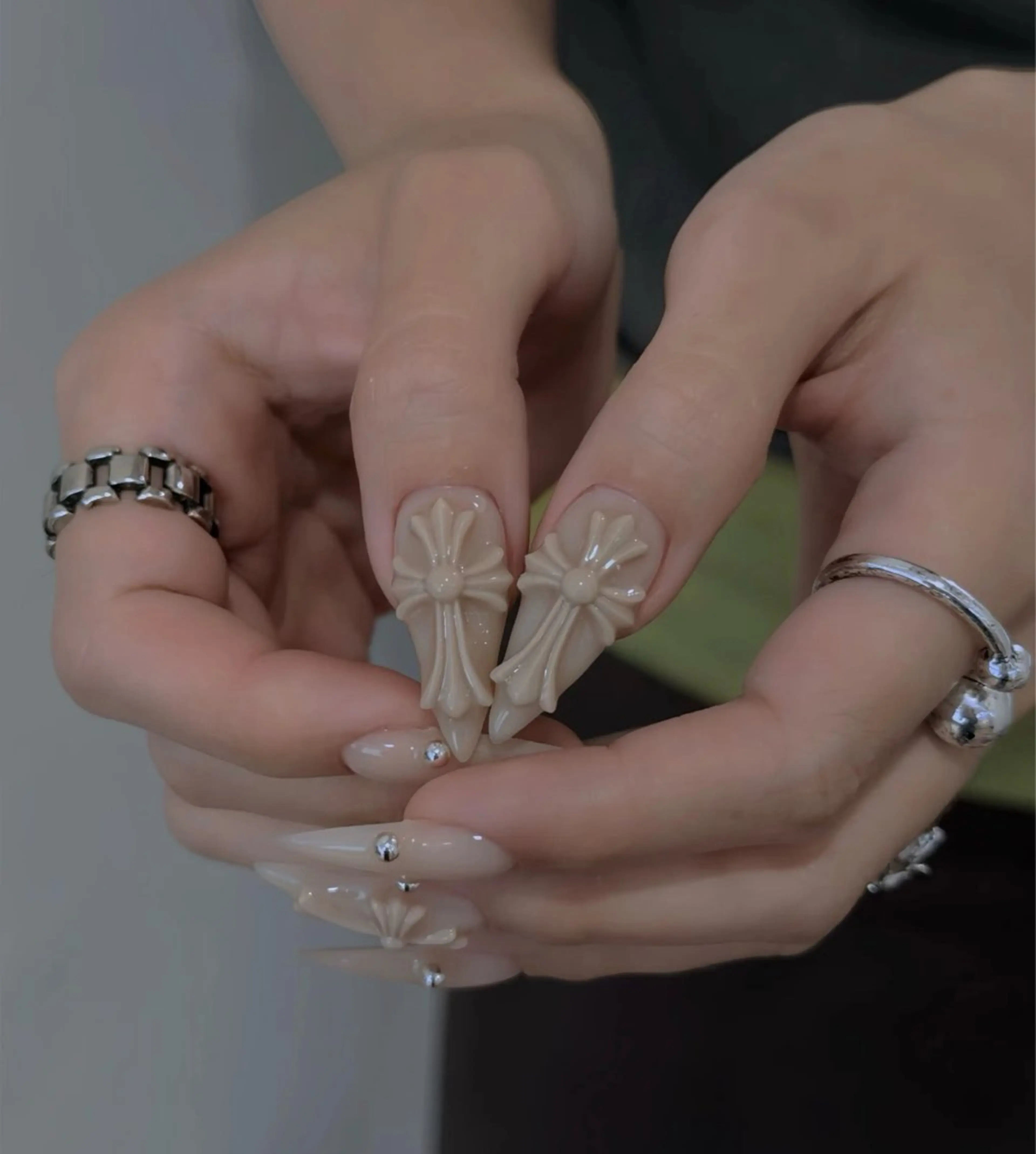 ネイル ハンドネイル ハンドケア Panda chan Novaのネイルデザイン