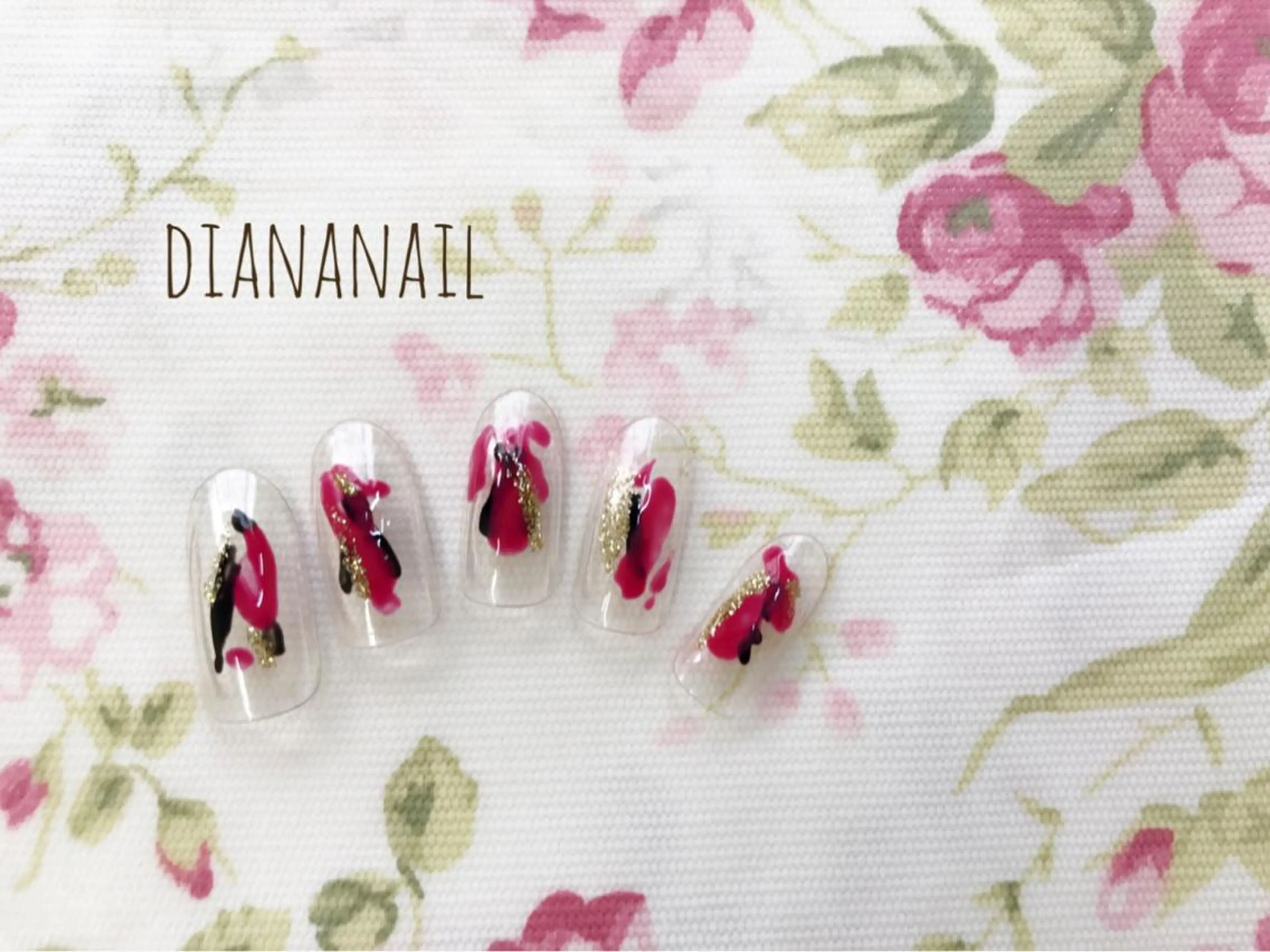 ネイル アートネイル クリアネイル みな とのネイルデザイン