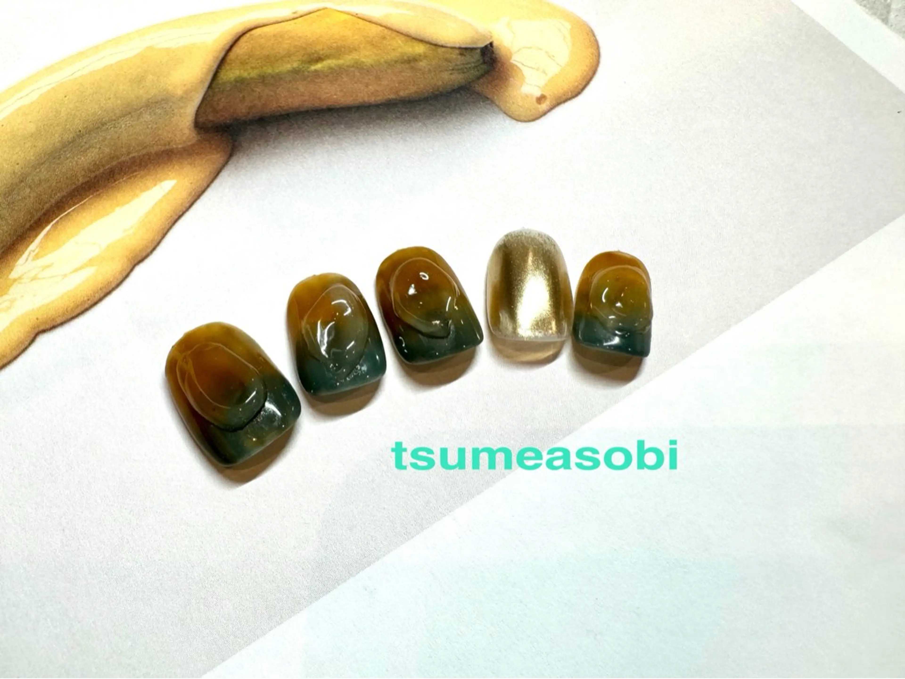 ネイル アートネイル ハンドネイル tsumeasobi 🪬macoのネイルデザイン