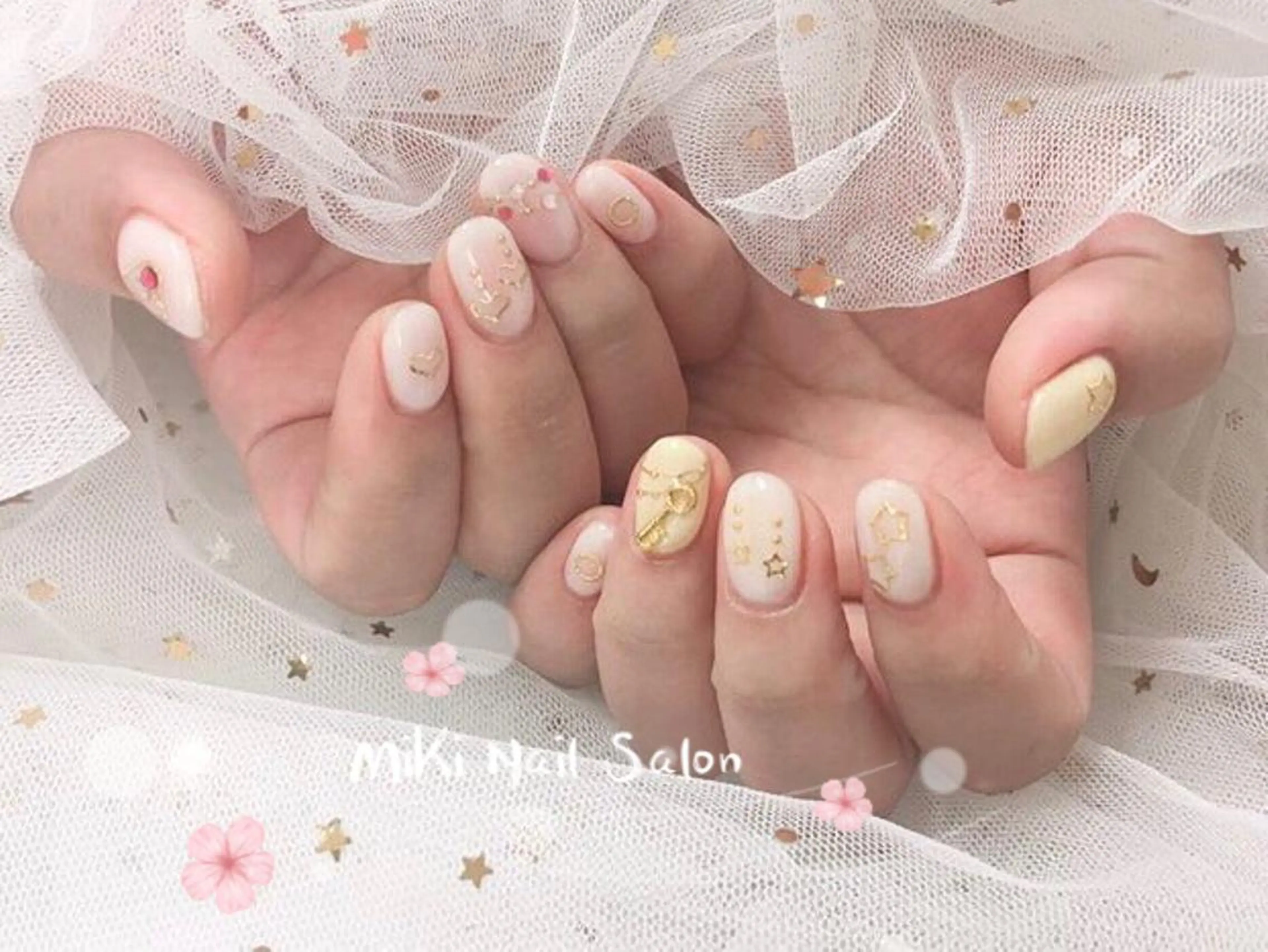 ネイル MiKi Nai池袋 長さだし得意のネイルデザイン