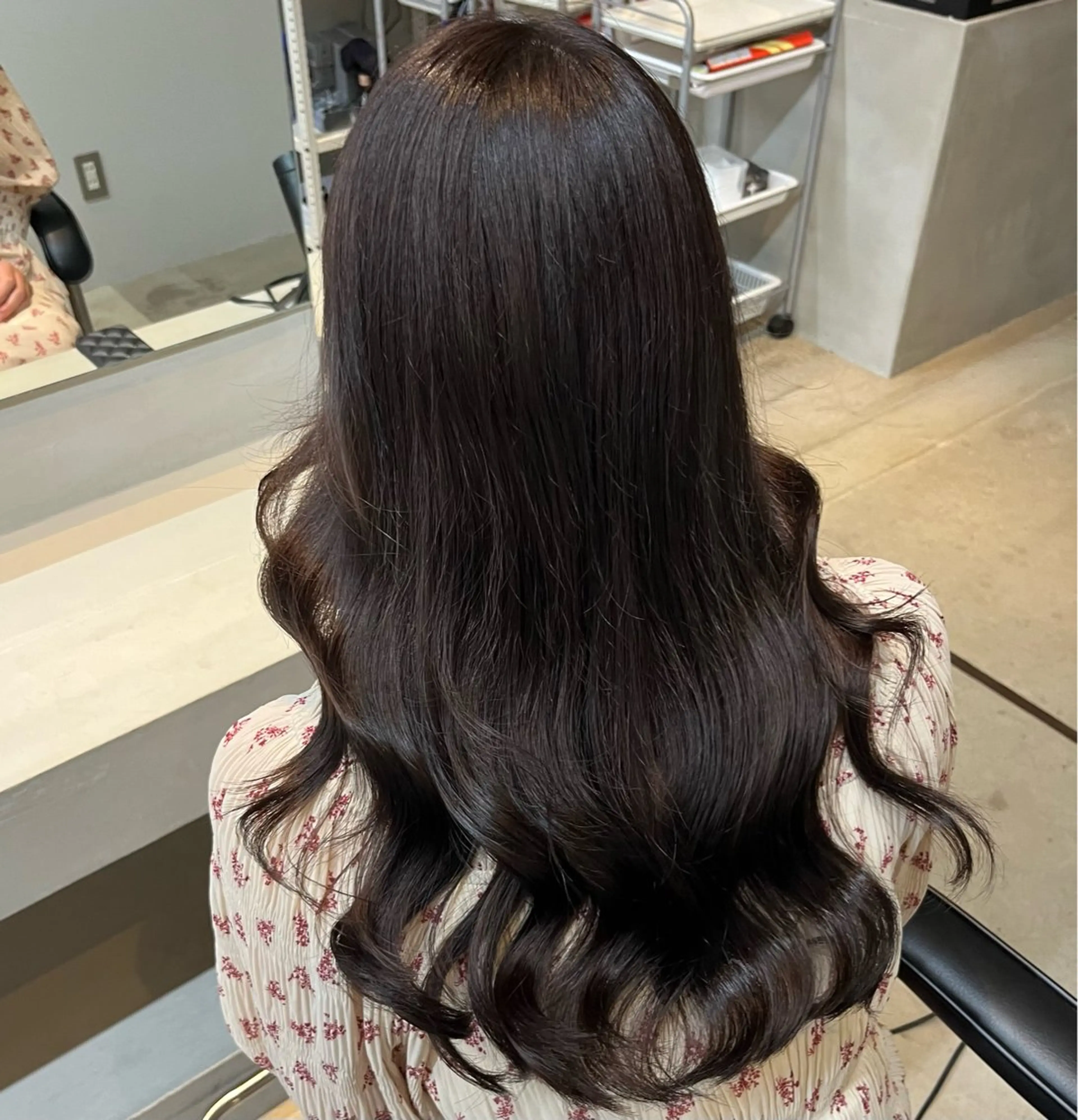 カラー 中島 日菜のヘアスタイル