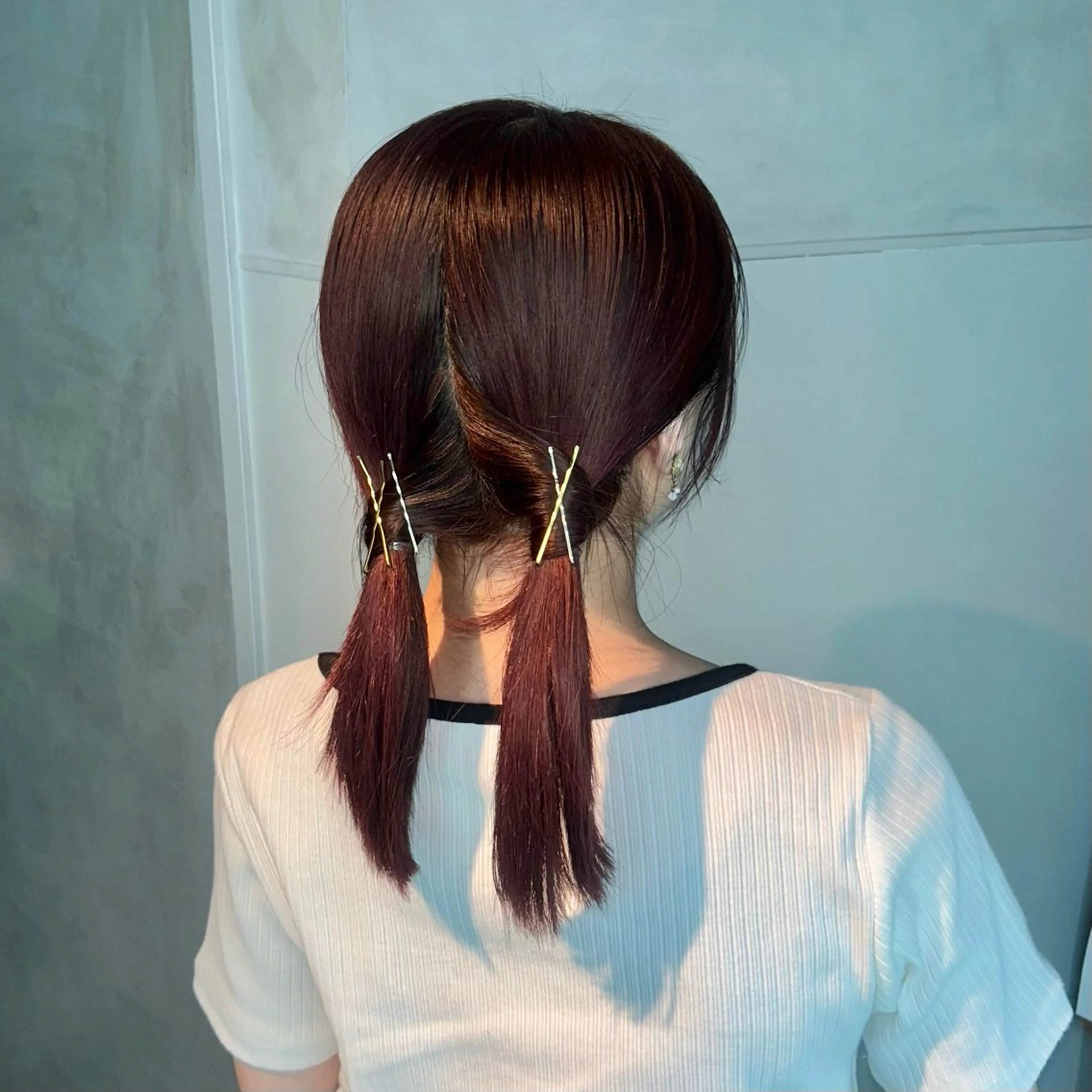 ヘアアレンジ 透明感カラー🫧 ✴︎meiのヘアスタイル