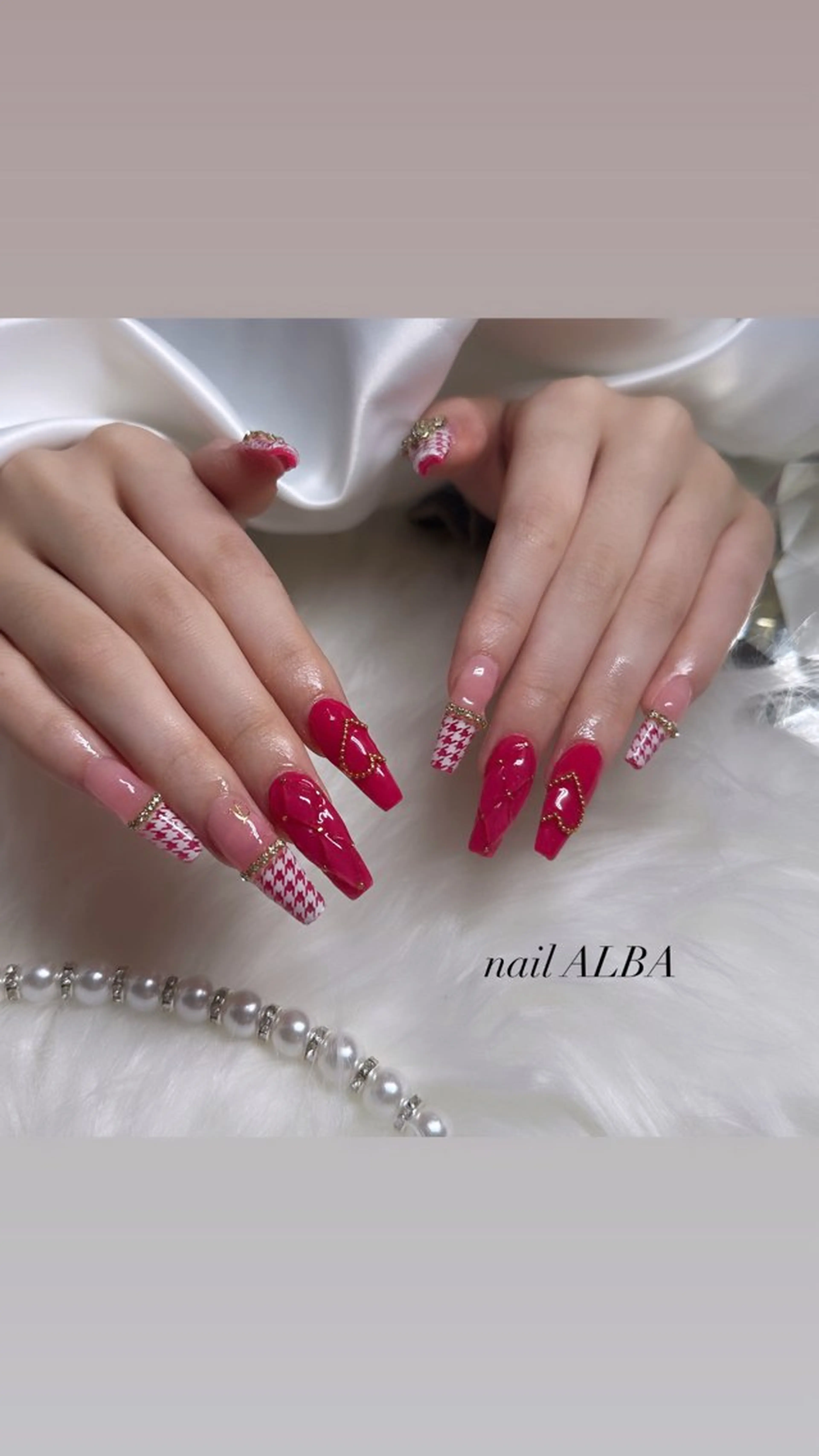 ネイル 加納 莉音のネイルデザイン