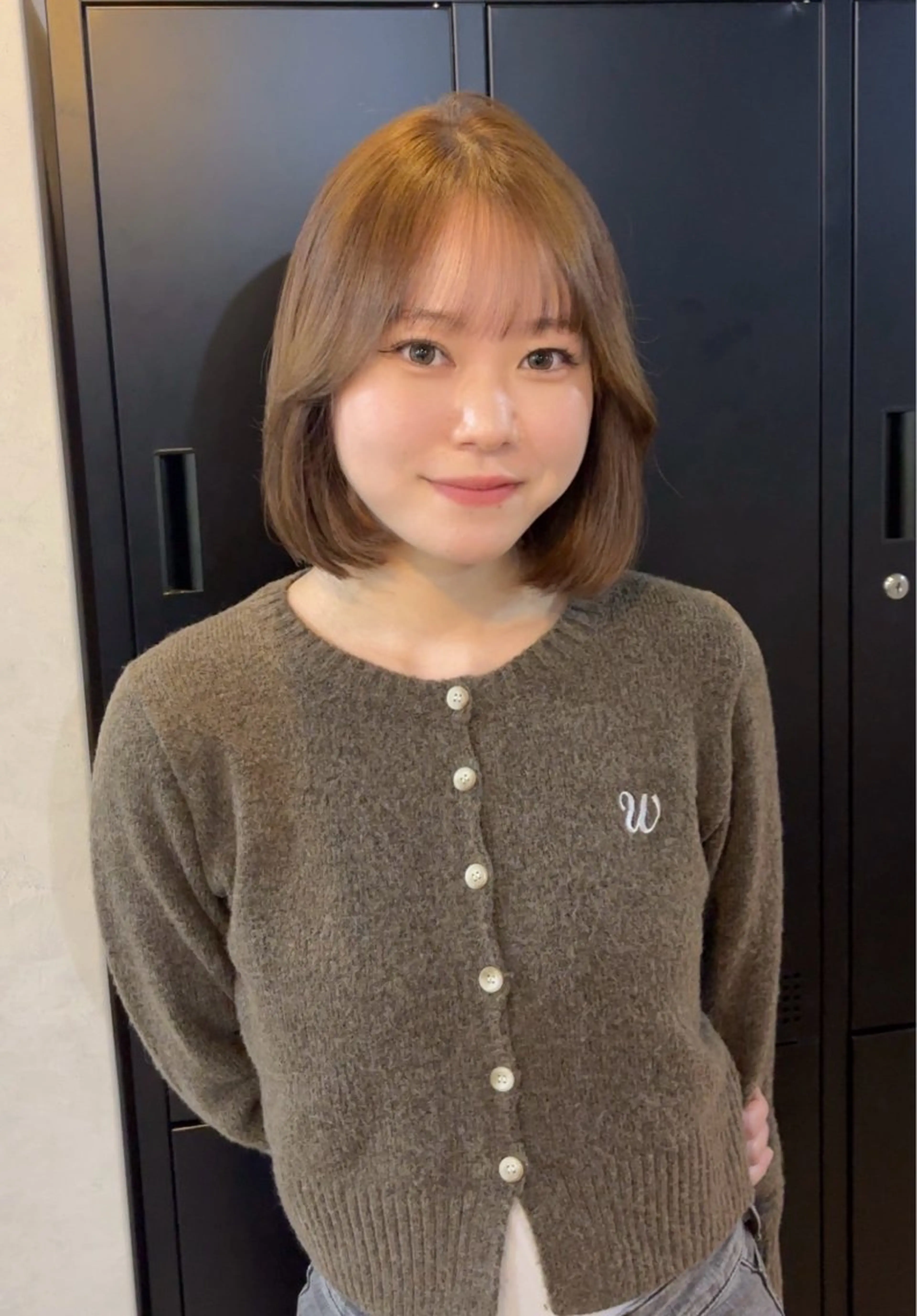 【透明感抜群】カット+ブリーチなしWカラー+トリートメントの写真