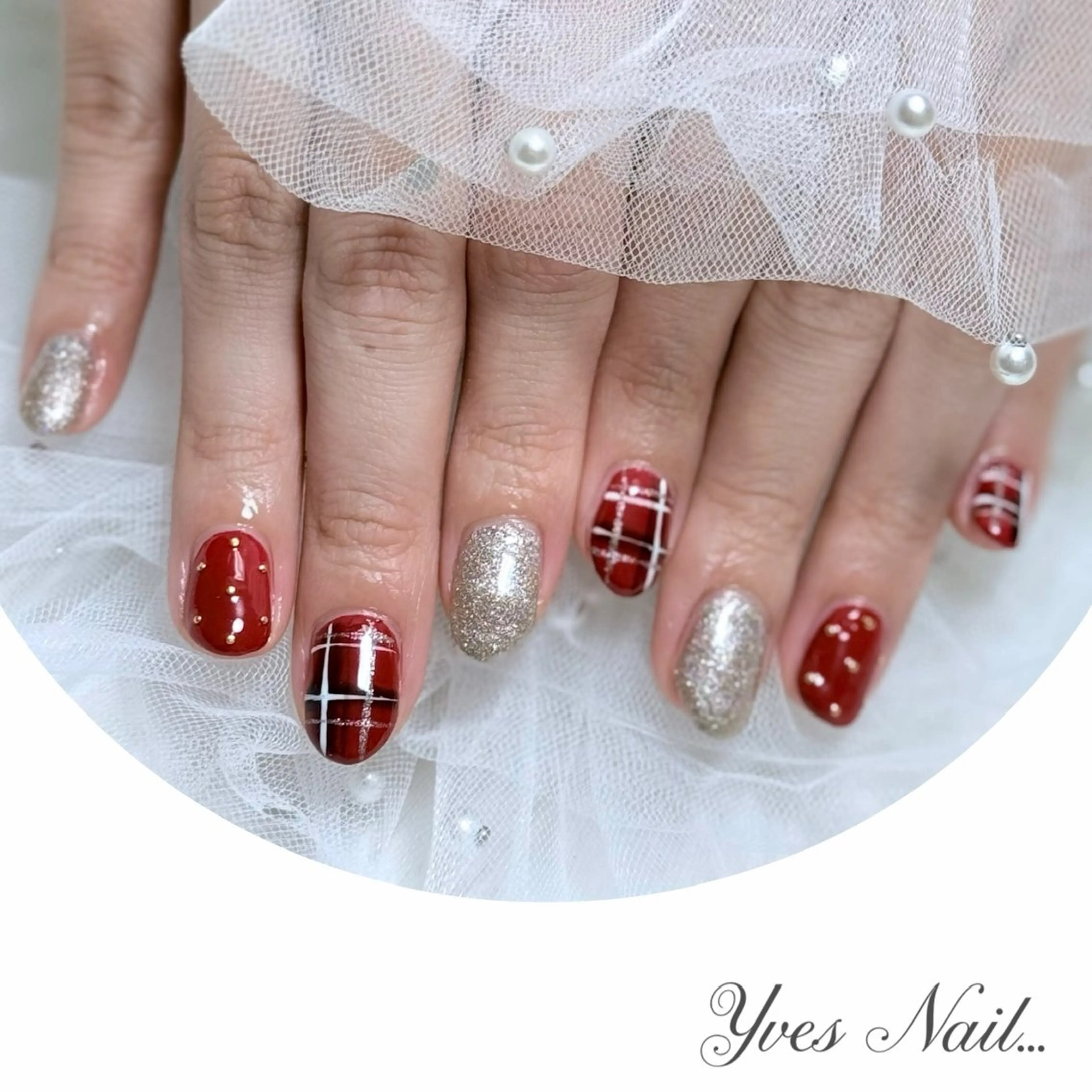 ネイル フラッシュネイル ラメ(グリッター) ハンドネイル kanno yのネイルデザイン