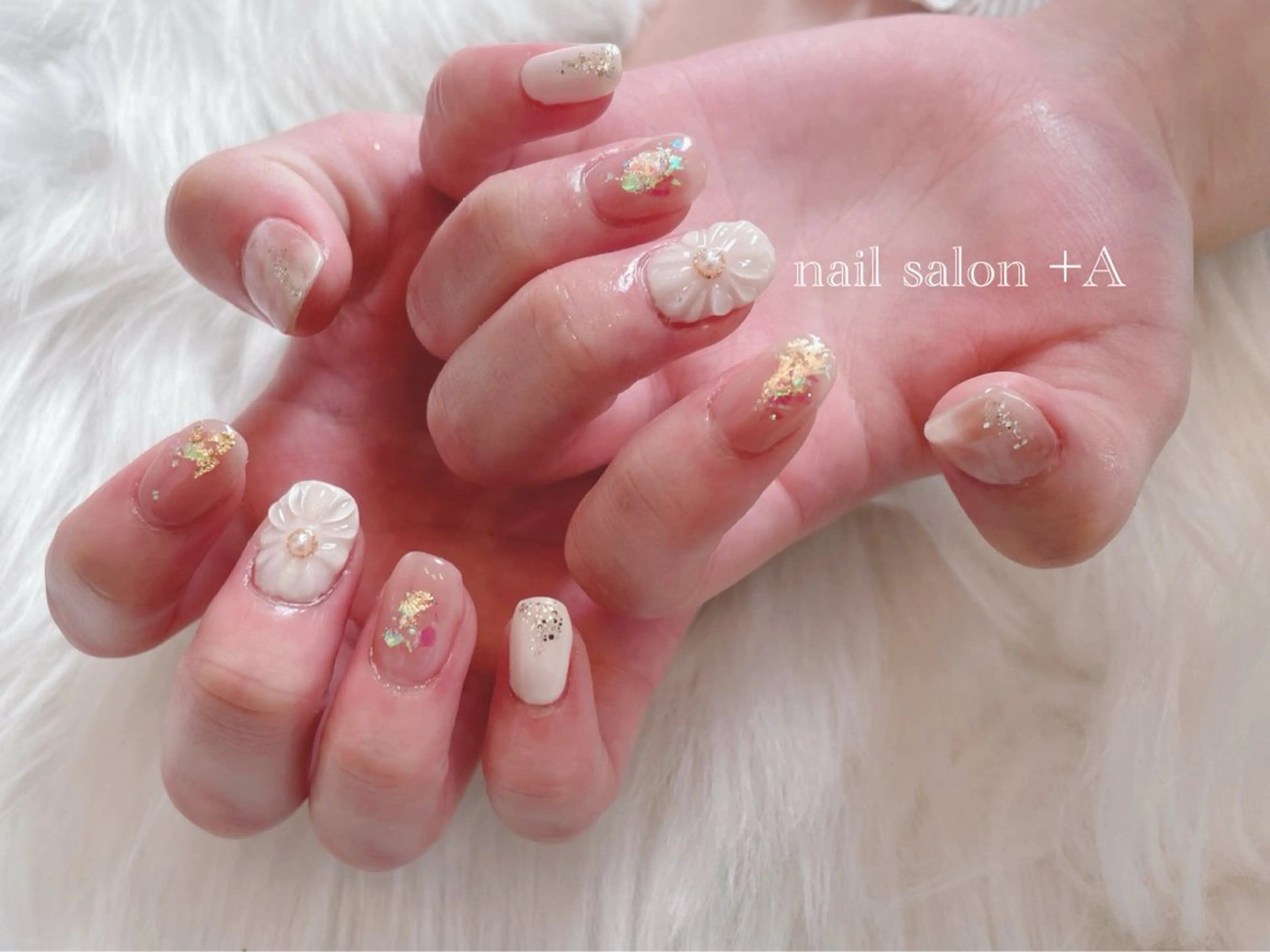 ショート ハンドネイル Nail Salon +Aのネイルデザイン