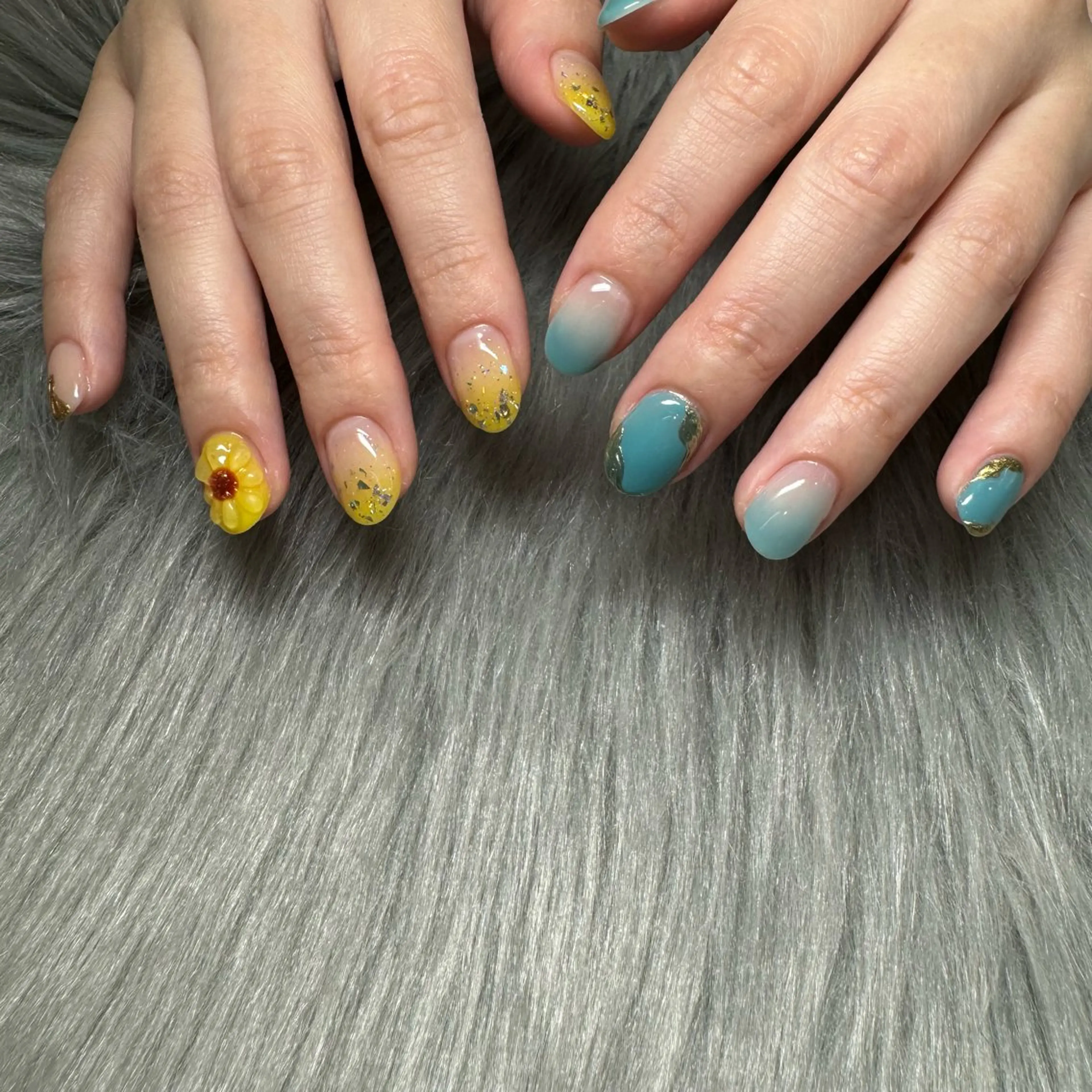 ネイル アートネイル グラデーション y's beauty 京橋店のネイルデザイン