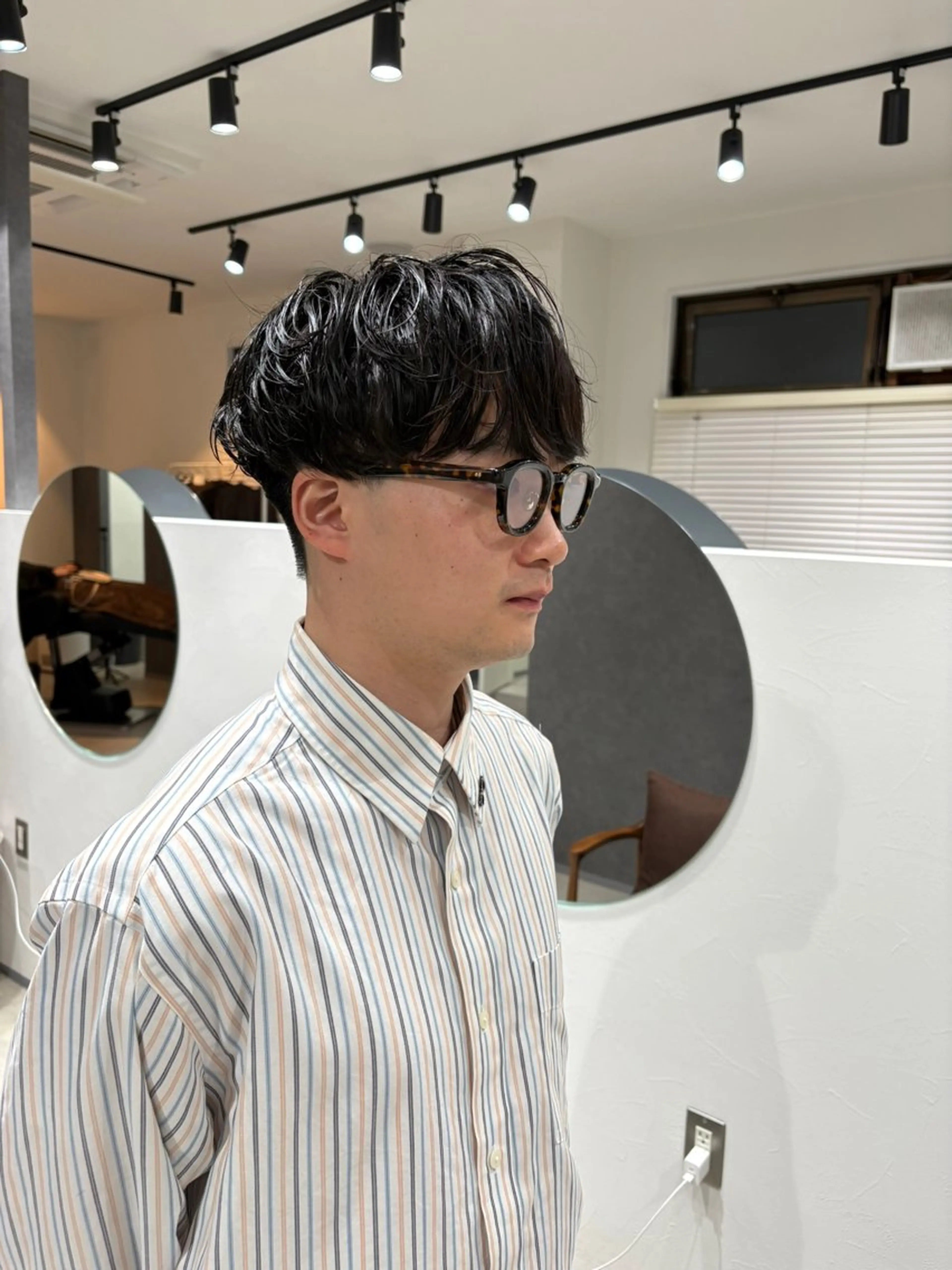 パーマ メンズ メンズパーマ ニュアンスパーマ ボブ/レイヤー /河内温太のヘアスタイル