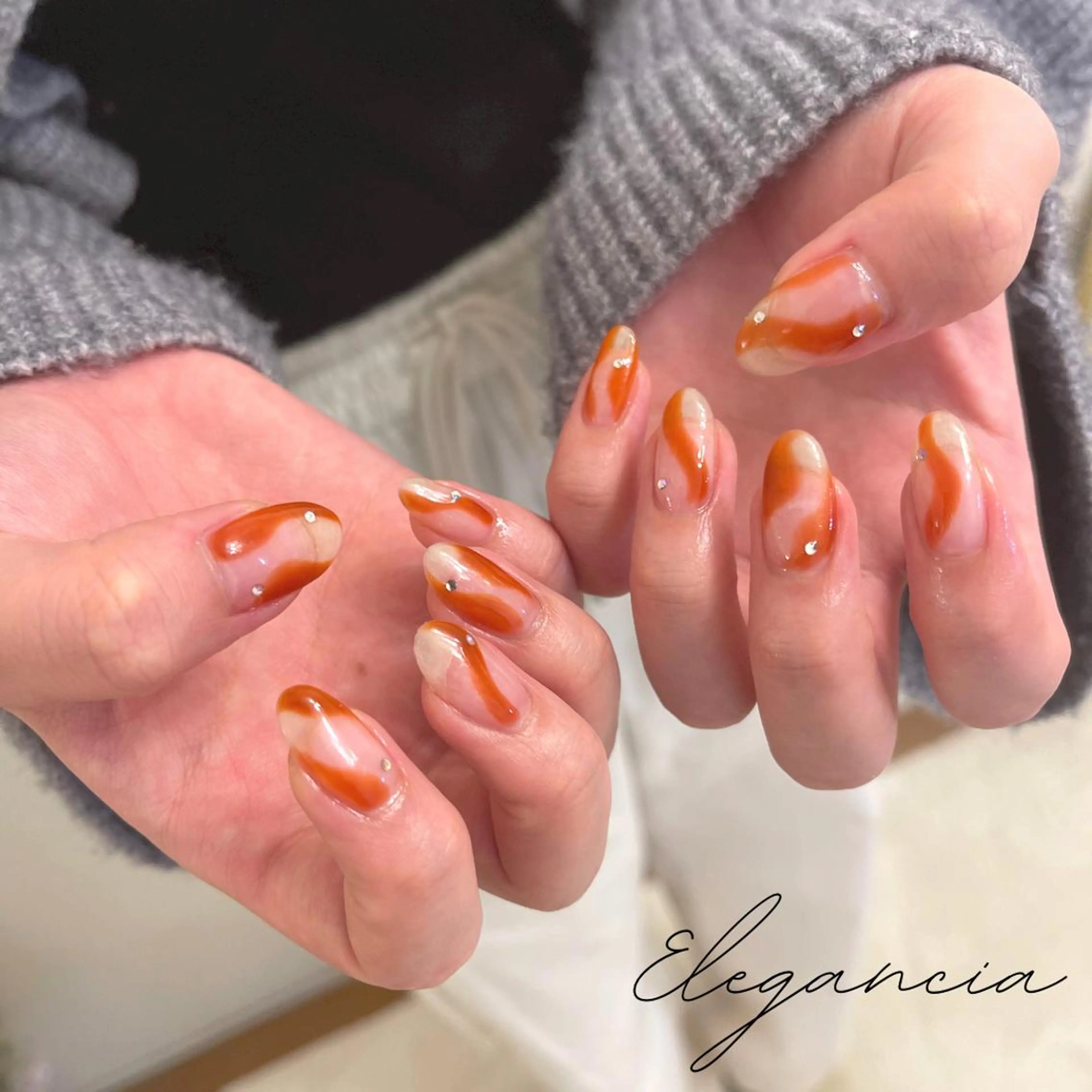 カラー ネイル ハンドネイル Elegancia. Hiromiのネイルデザイン