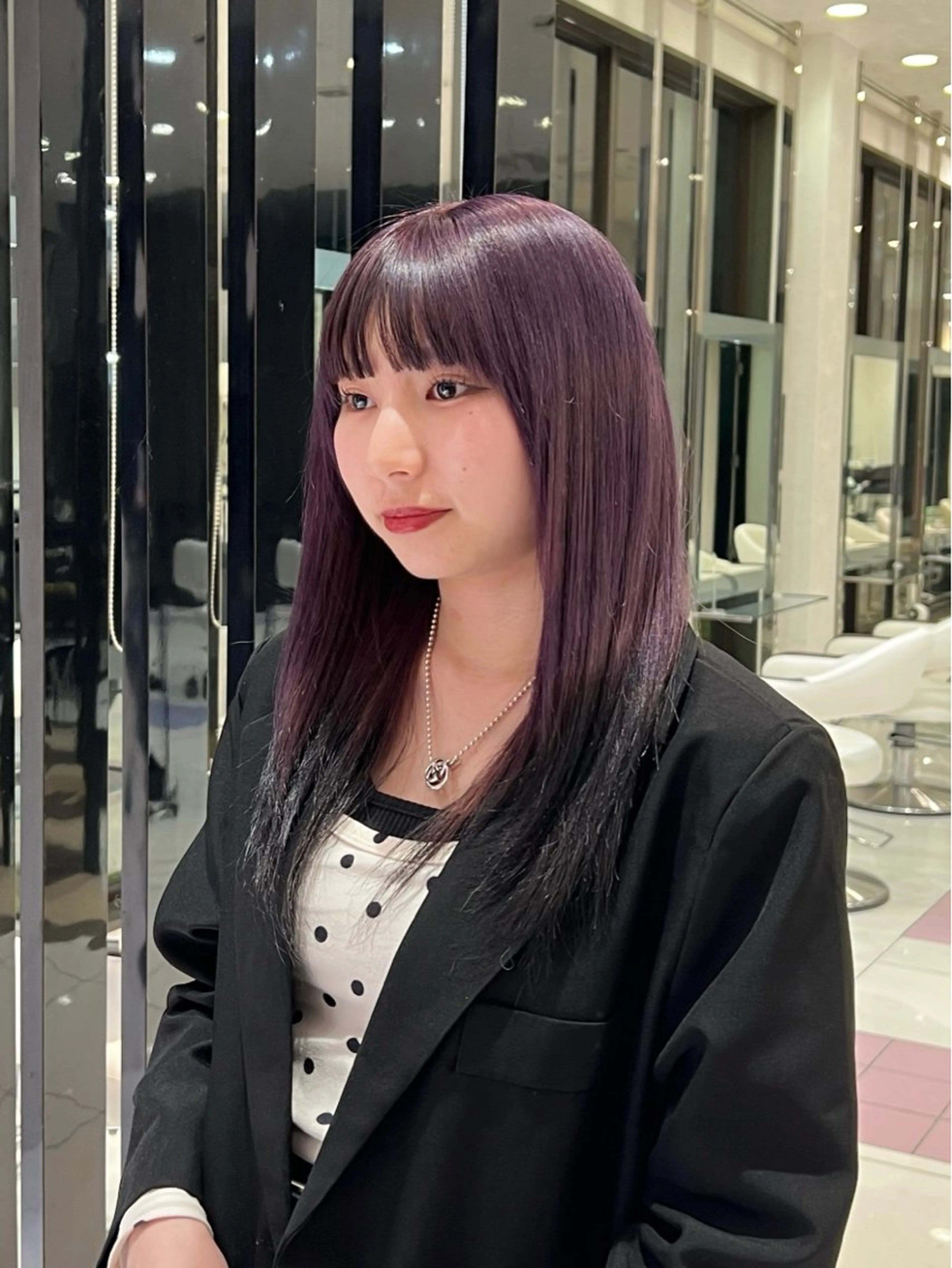 ミディアム 清水 星奈のヘアスタイル