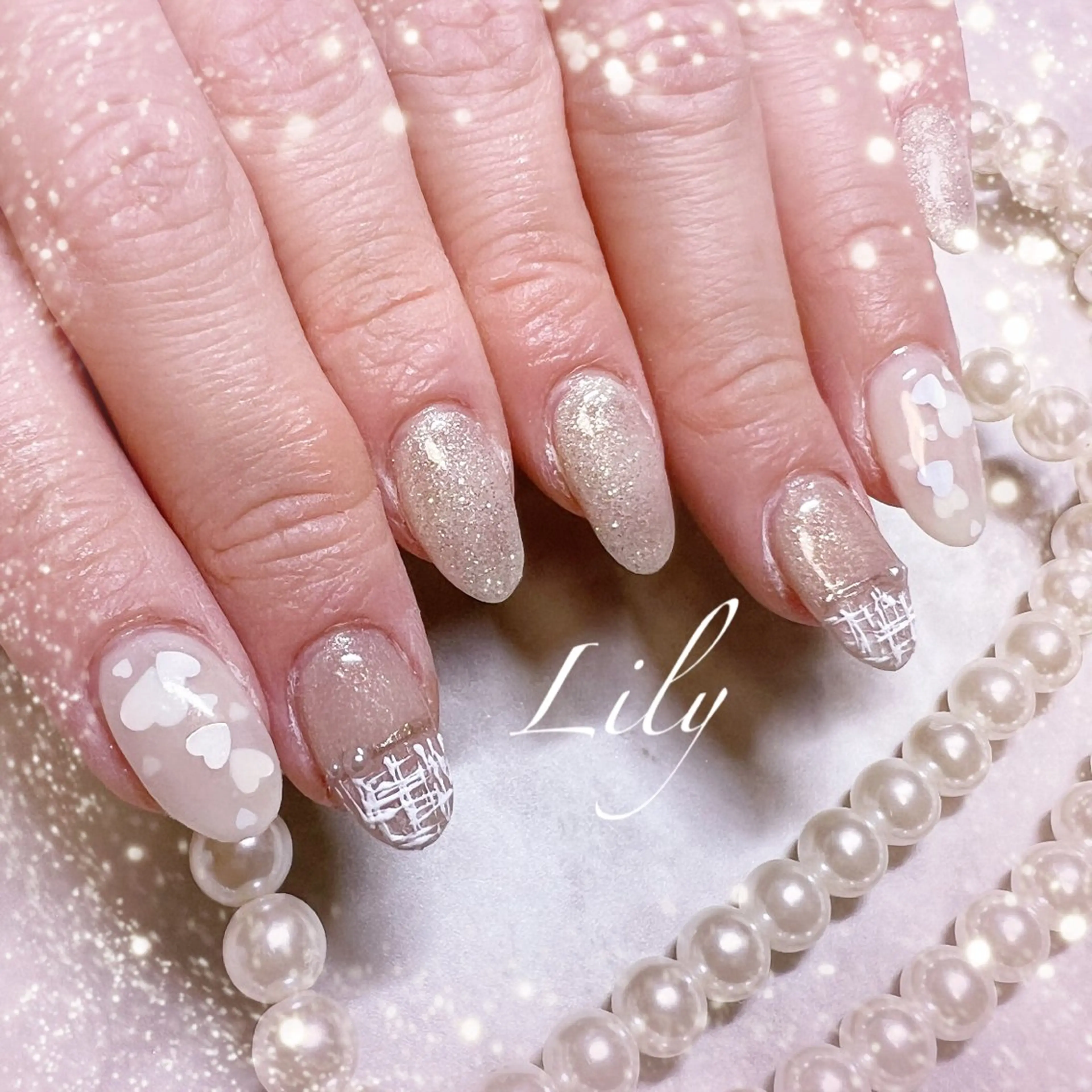 ネイル ハンドネイル Lily*nail 🌻Mii🌻のネイルデザイン