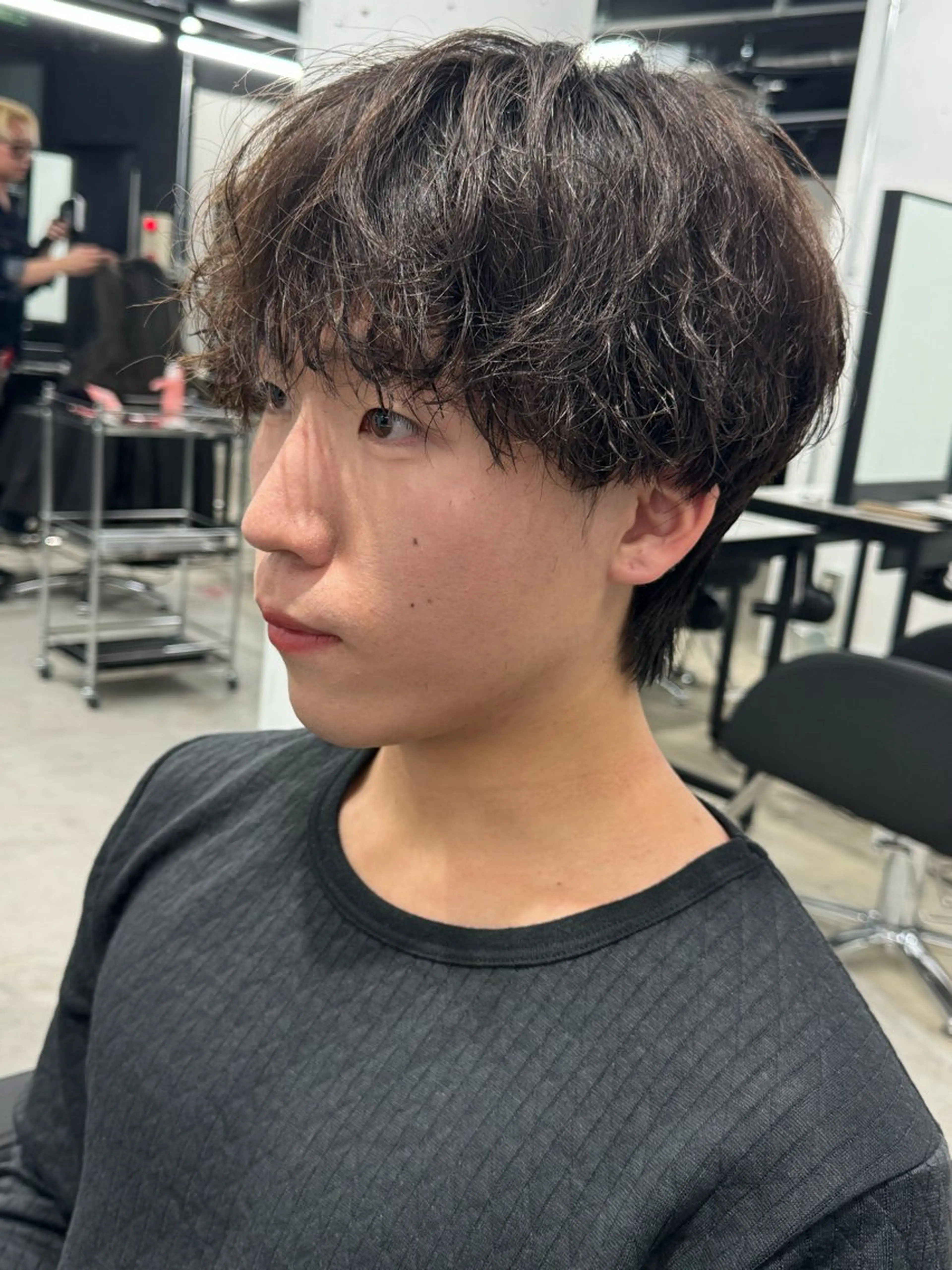 メンズ カット パーマ トリートメント ヘアセット Pia/KIRIA /福岡美容室のヘアスタイル