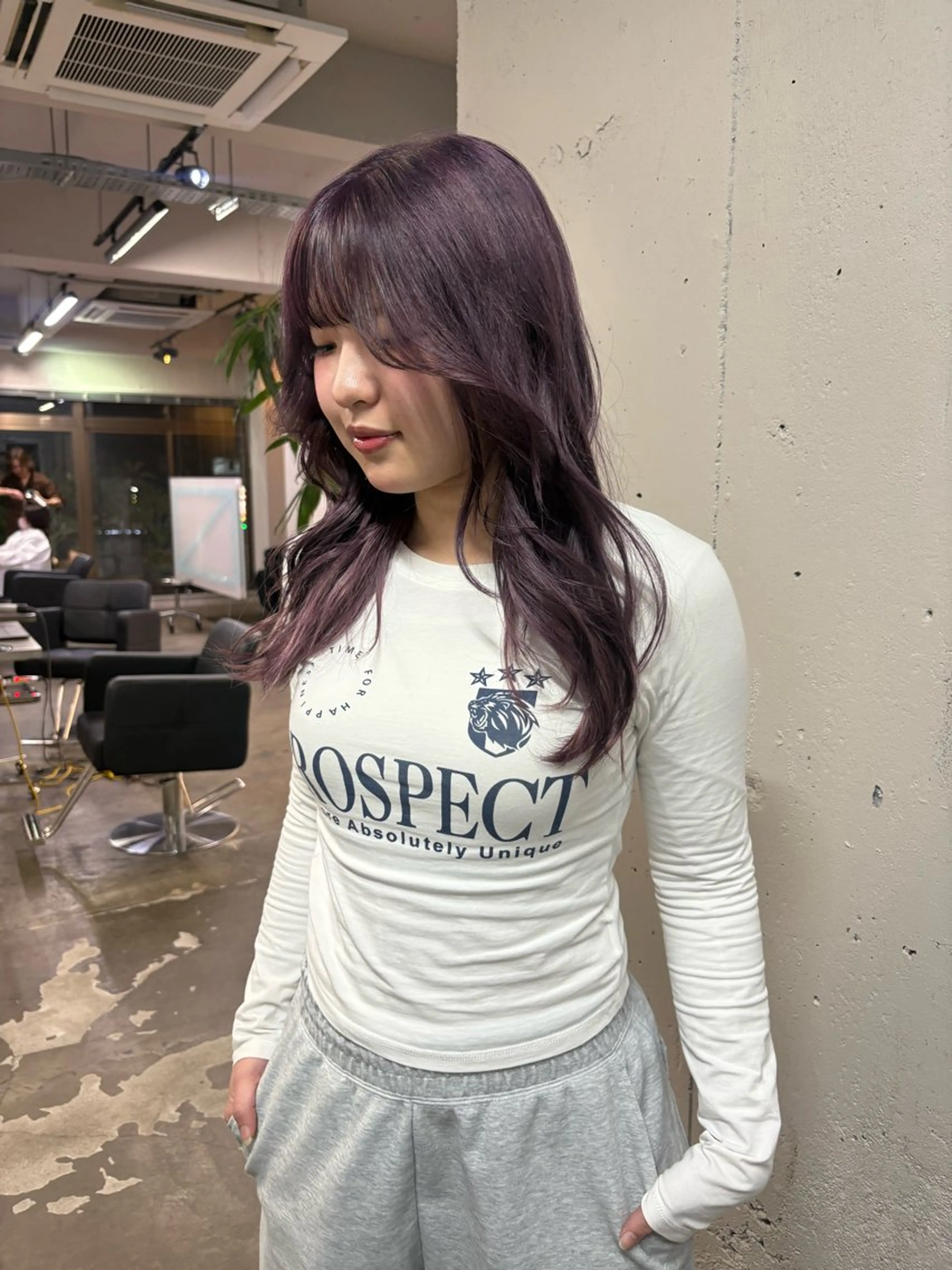 ロング カラー ハイトーン レイヤー🎀meiのヘアスタイル